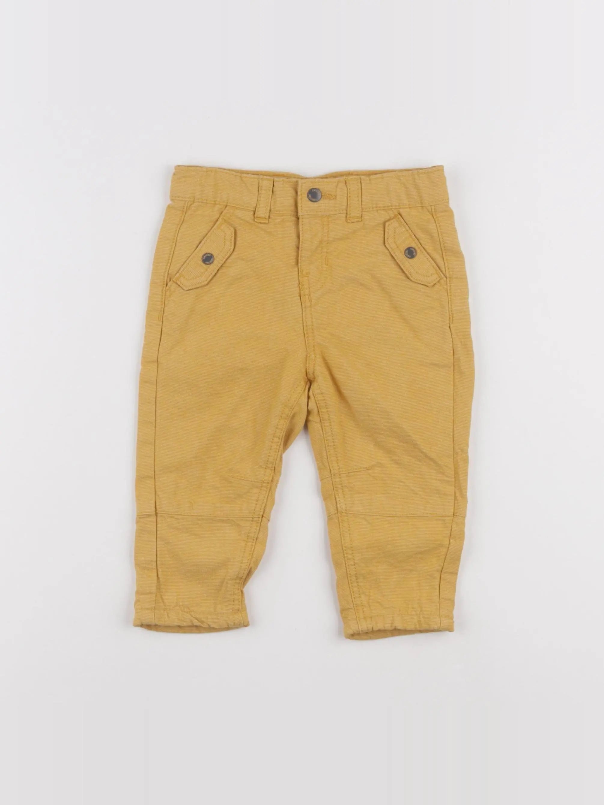 Obaïbi - pantalon jaune - 12 mois