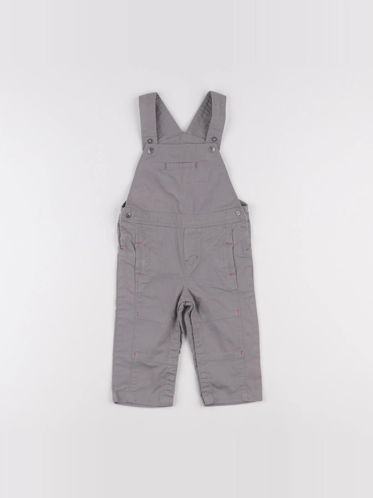 Obaïbi - salopette gris - 12 mois