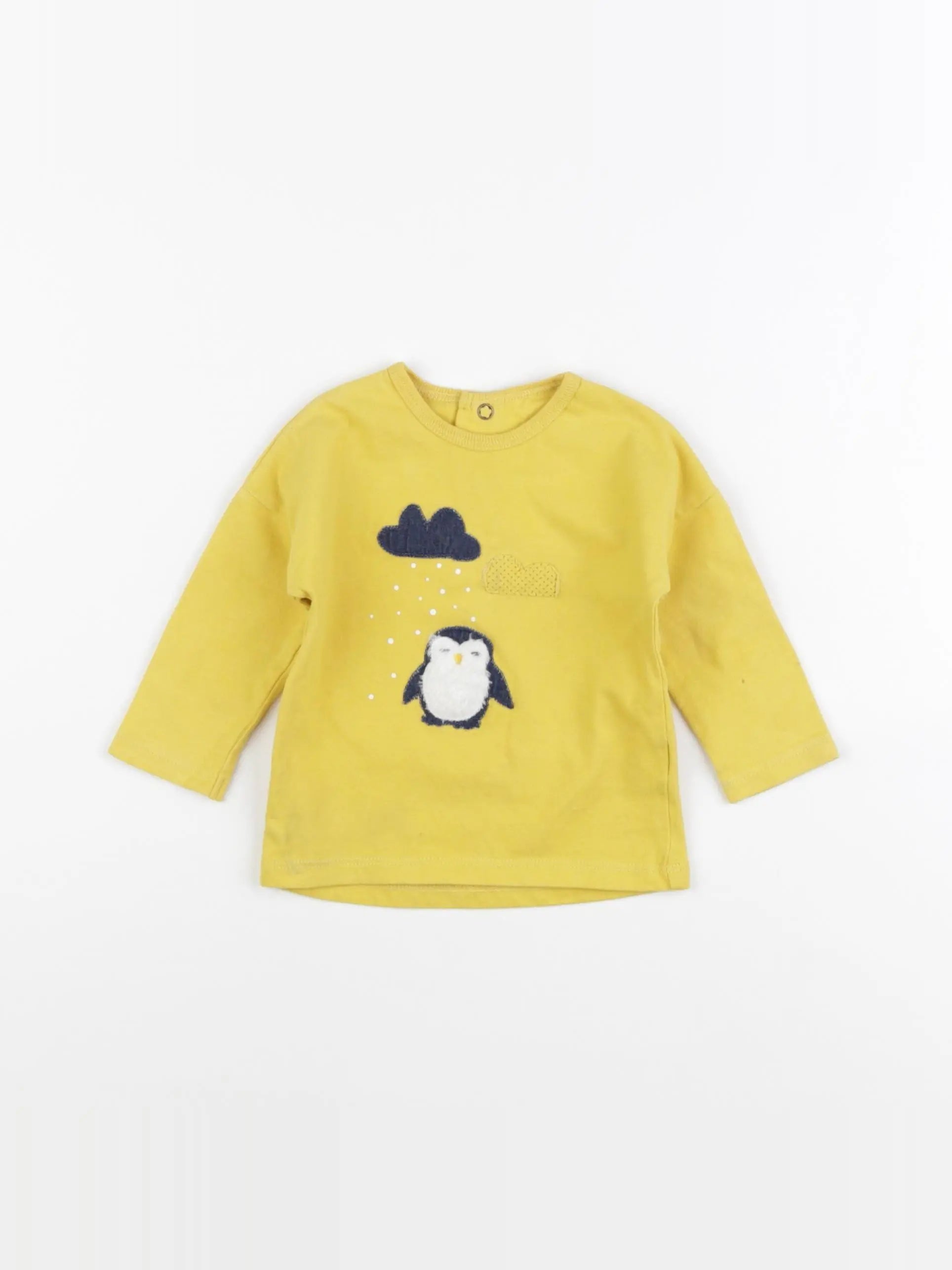 Catimini - tee-shirt jaune - 6 mois