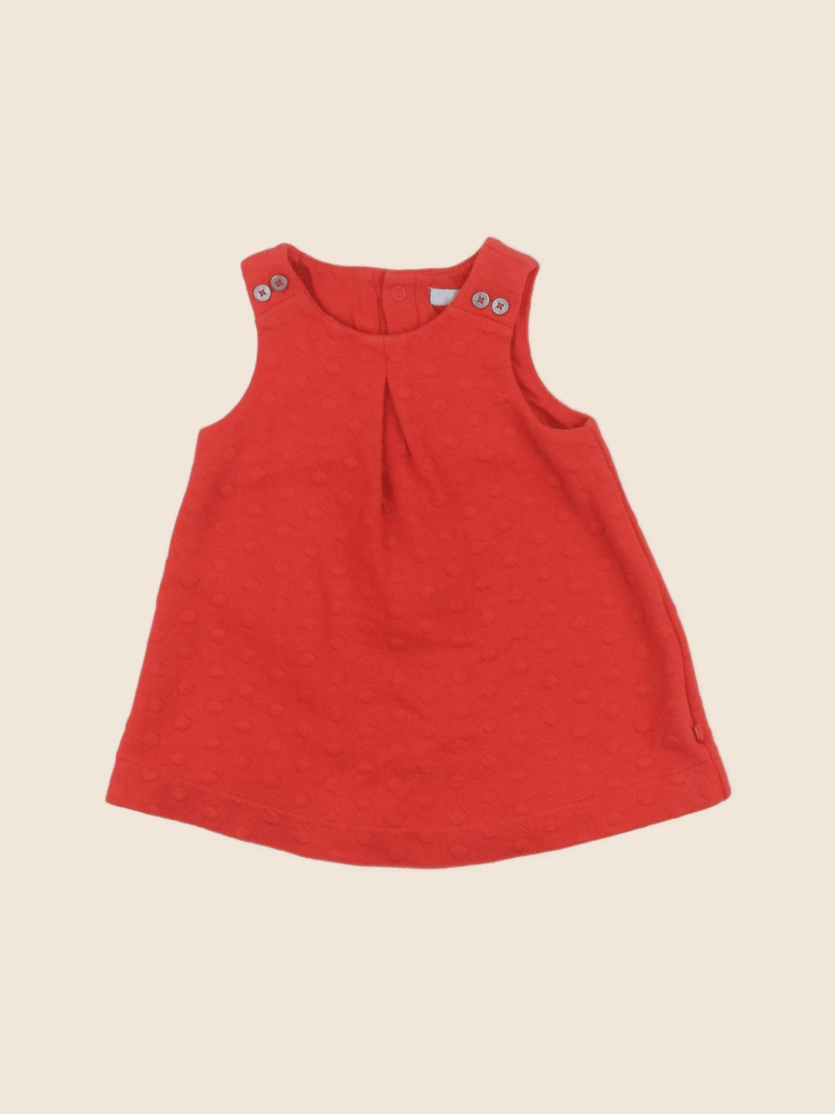 Obaïbi - robe rouge - 6 mois