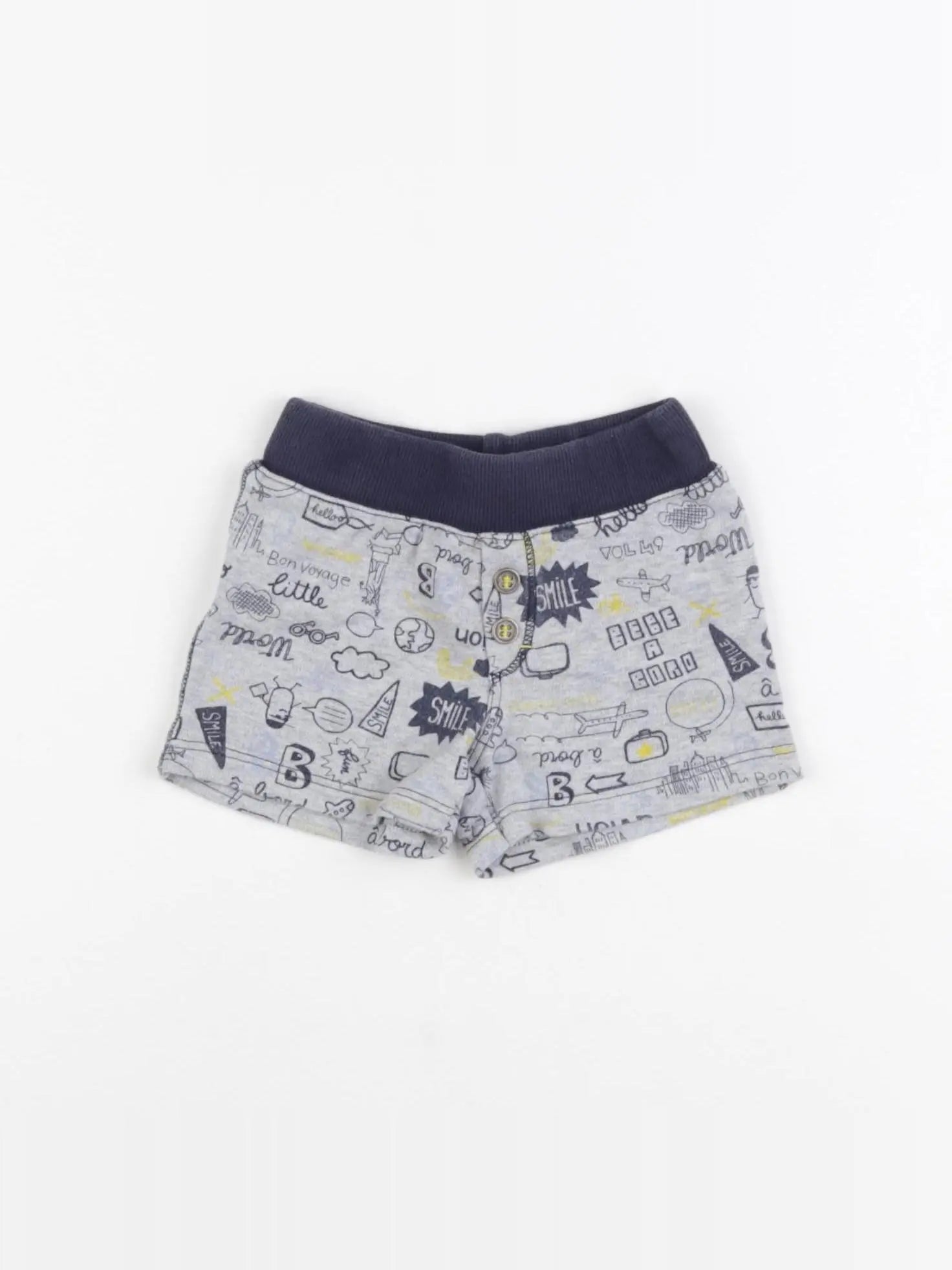 Absorba - short gris - 6 mois