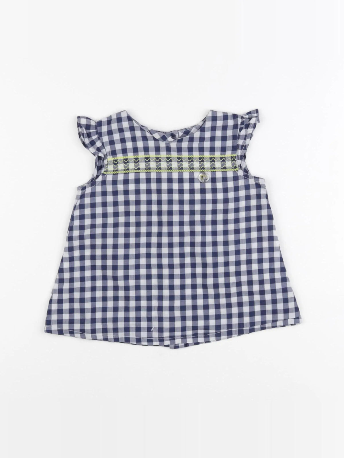 Sergent Major - blouse bleu, blanc - 12 mois