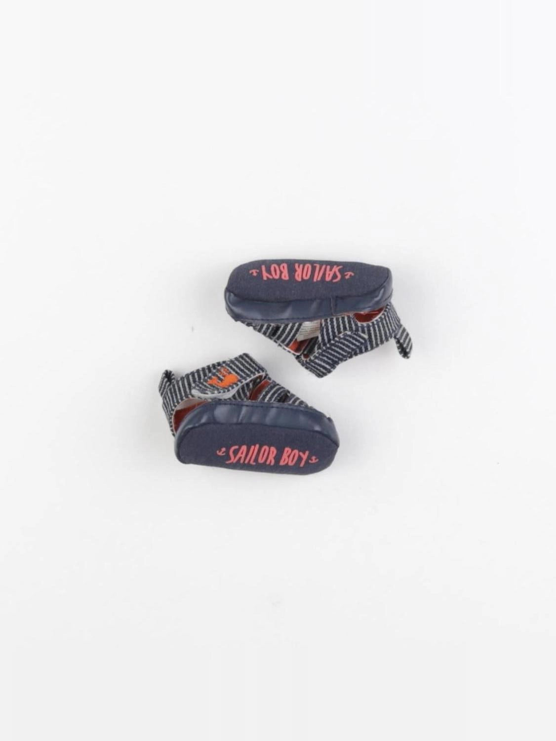 Tape à l'oeil - chaussons blanc, bleu - pointure 15