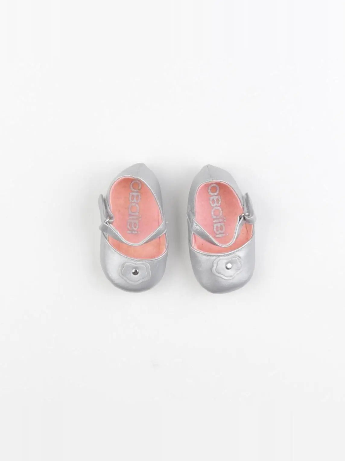 Obaïbi - chaussons argent - pointure 18