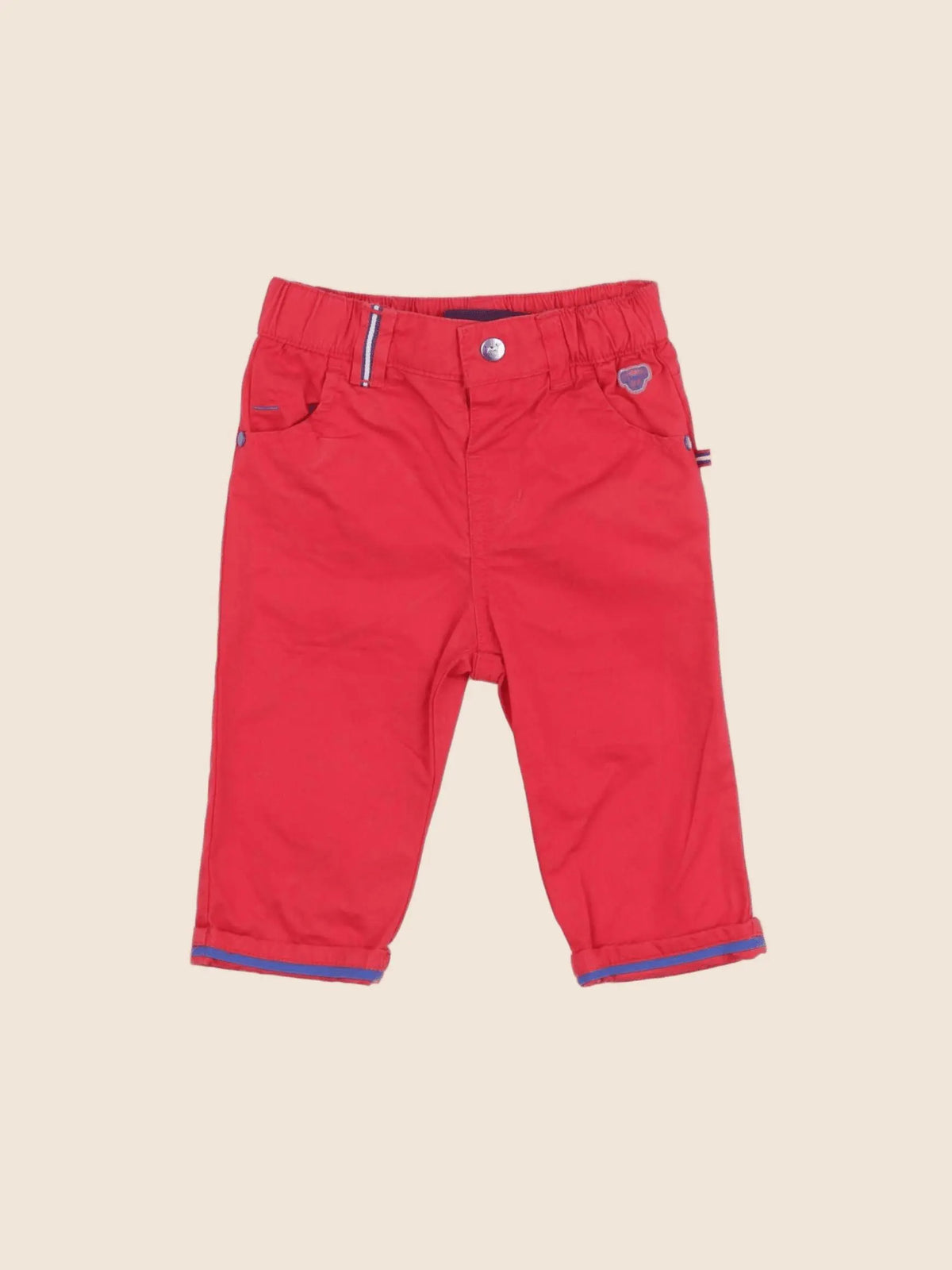 Sergent Major - pantalon rouge - 6 mois