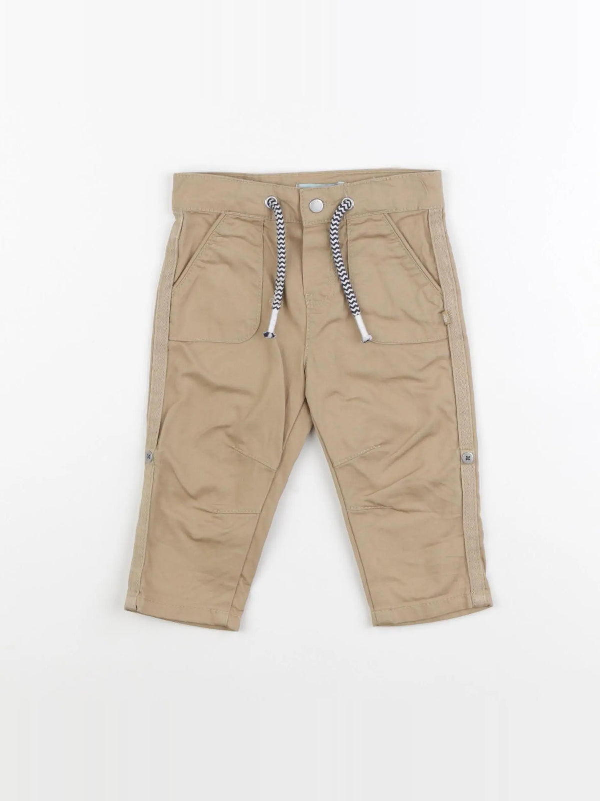 Obaïbi - pantalon beige - 6 mois