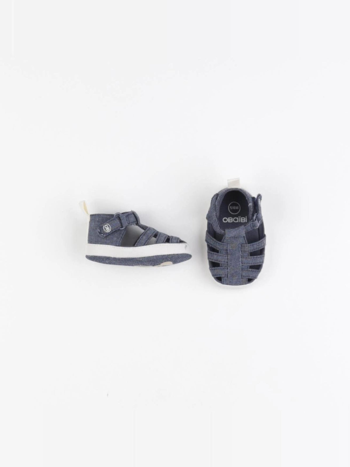 Obaïbi - chaussons bleu - pointure 15/16