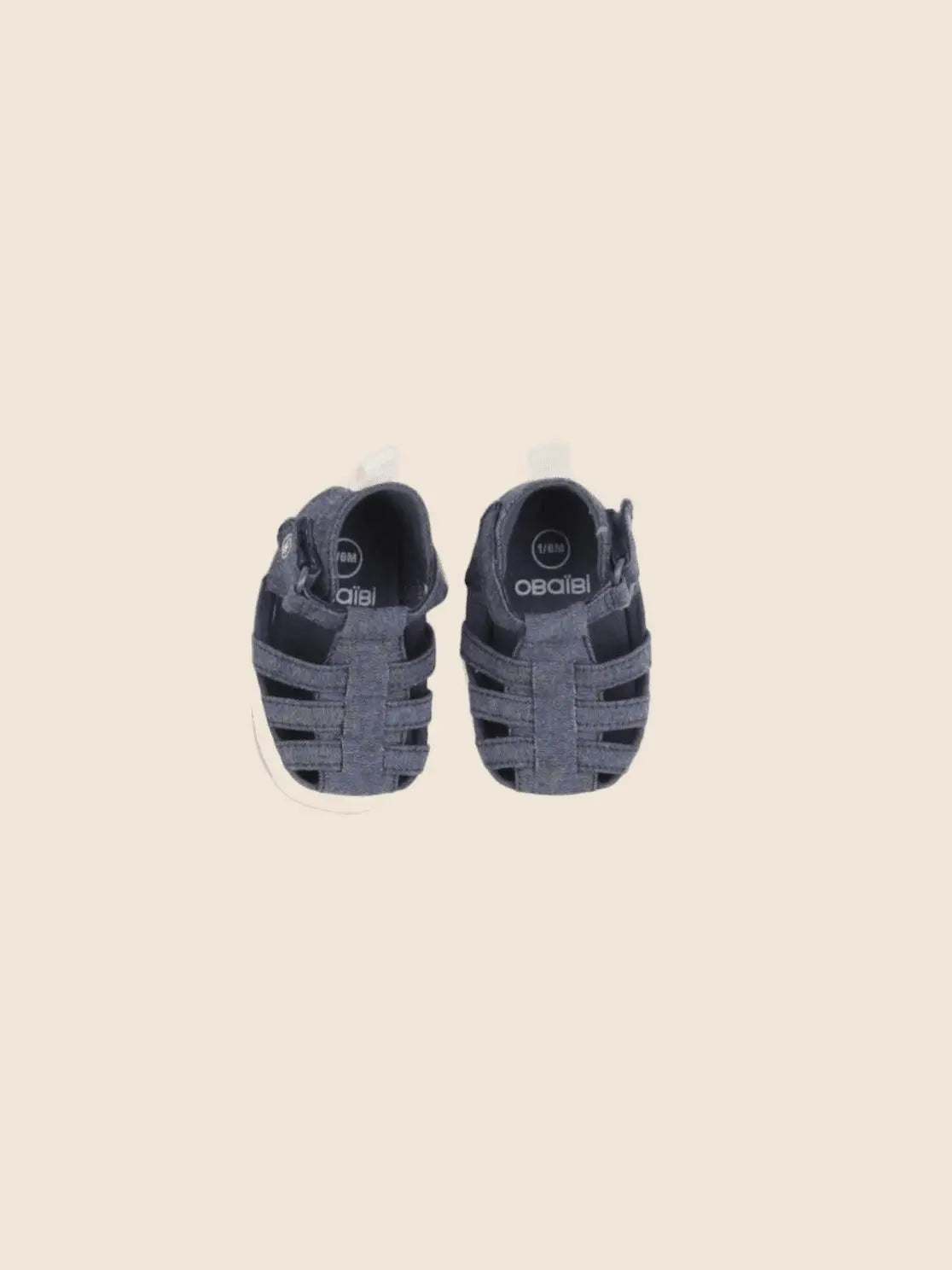 Obaïbi - chaussons bleu - pointure 15/16