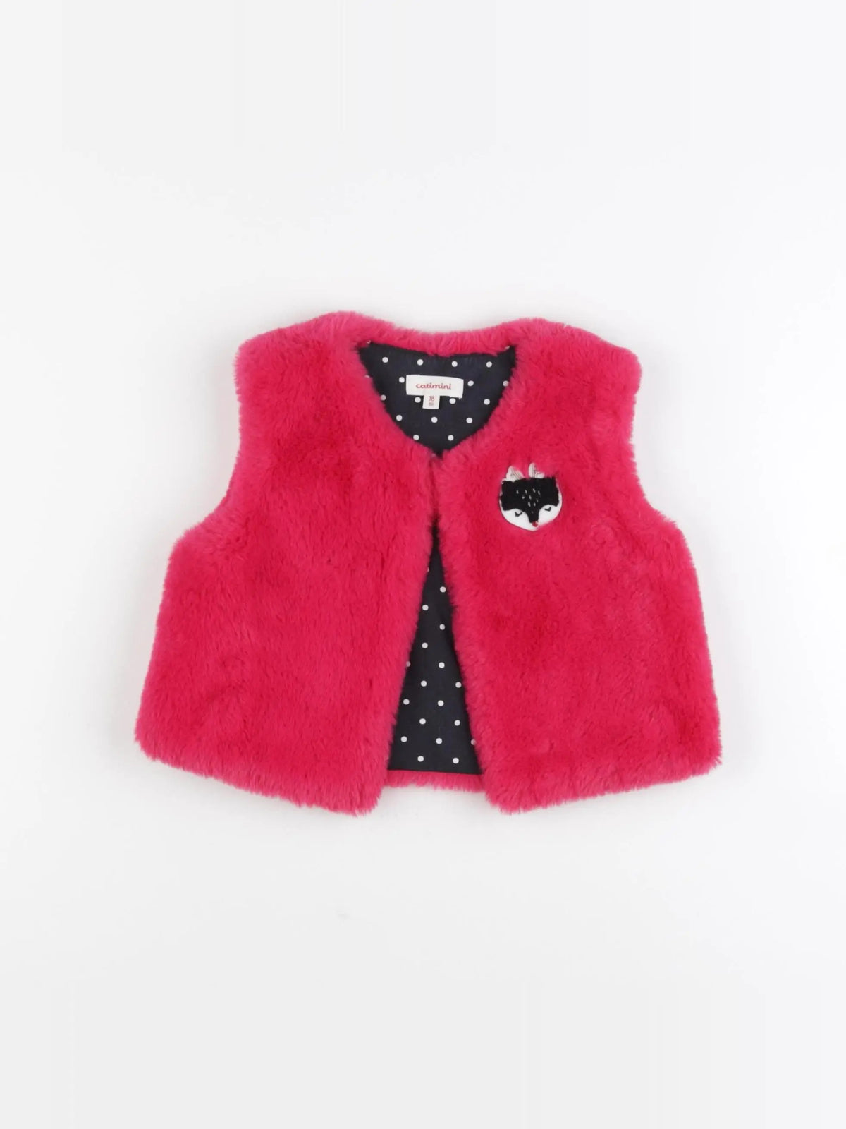 Catimini - gilet rose - 18 mois
