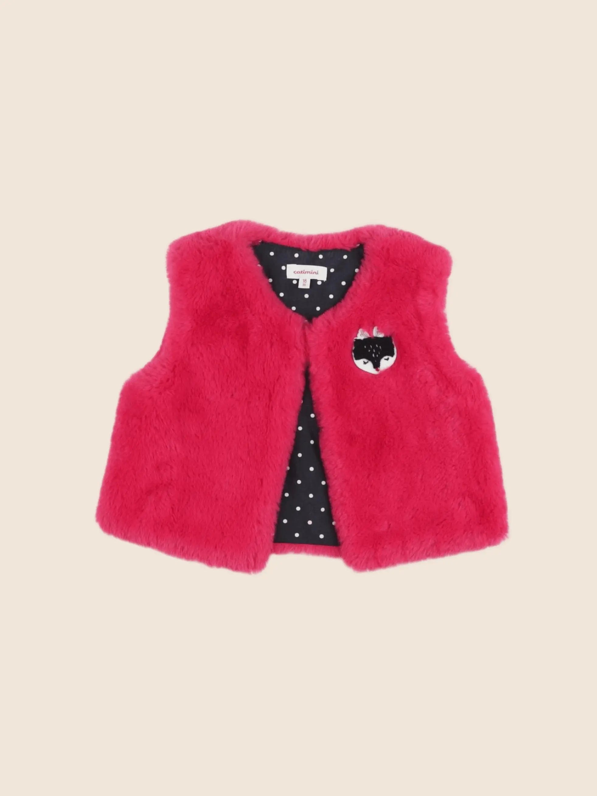Catimini - gilet rose - 18 mois