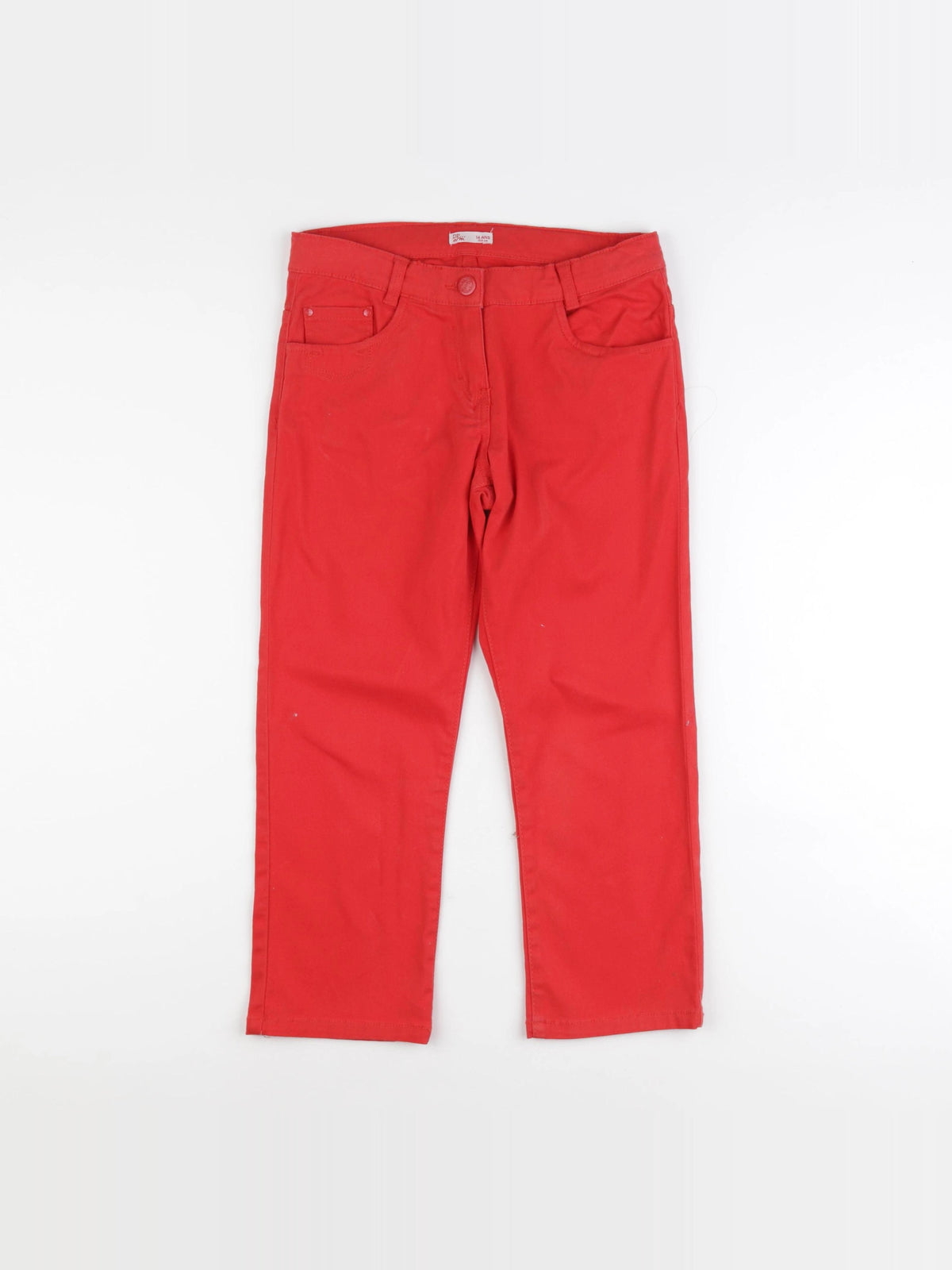 DPAM - pantacourt rouge - 14 ans