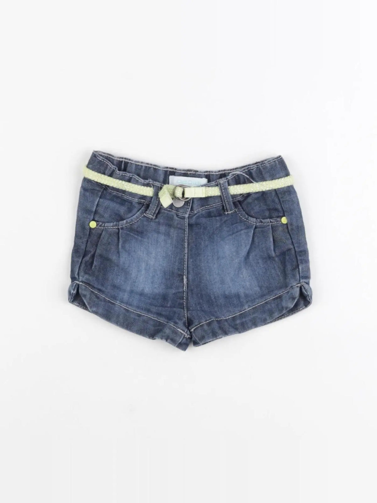 Obaïbi - short bleu - 3 mois