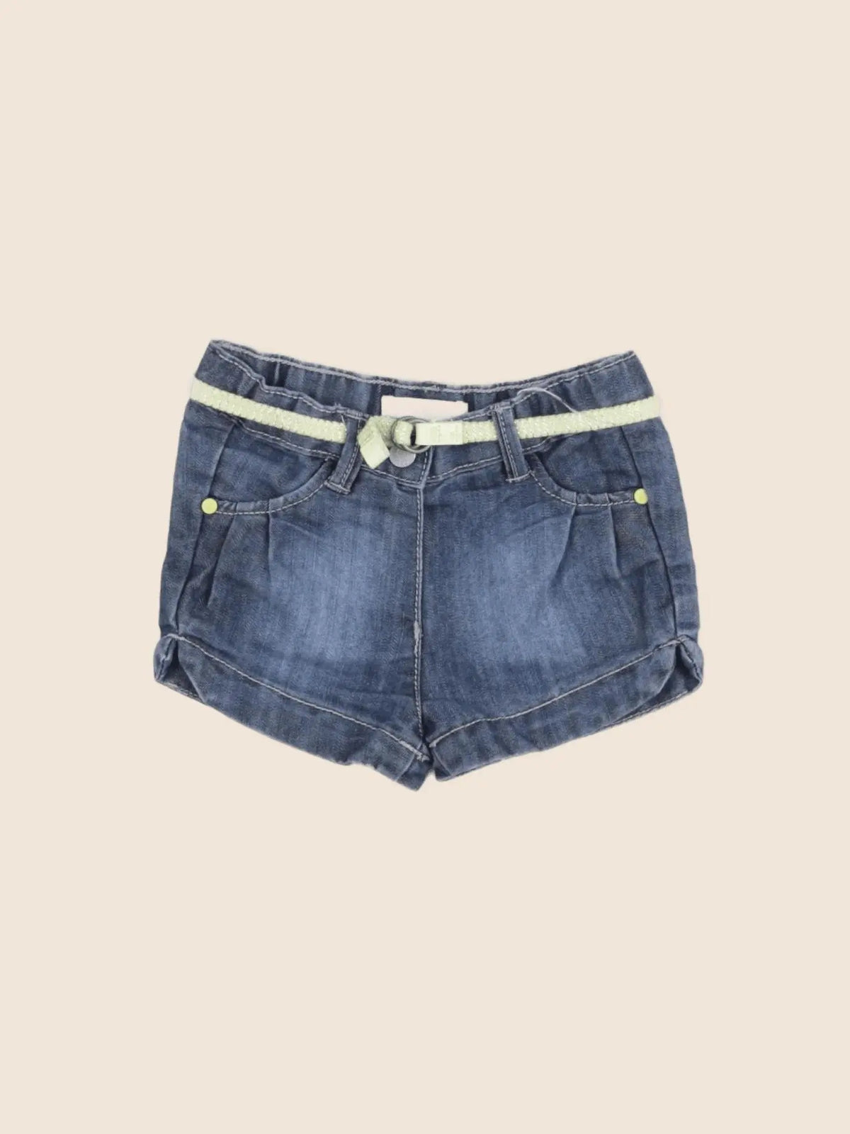 Obaïbi - short bleu - 3 mois