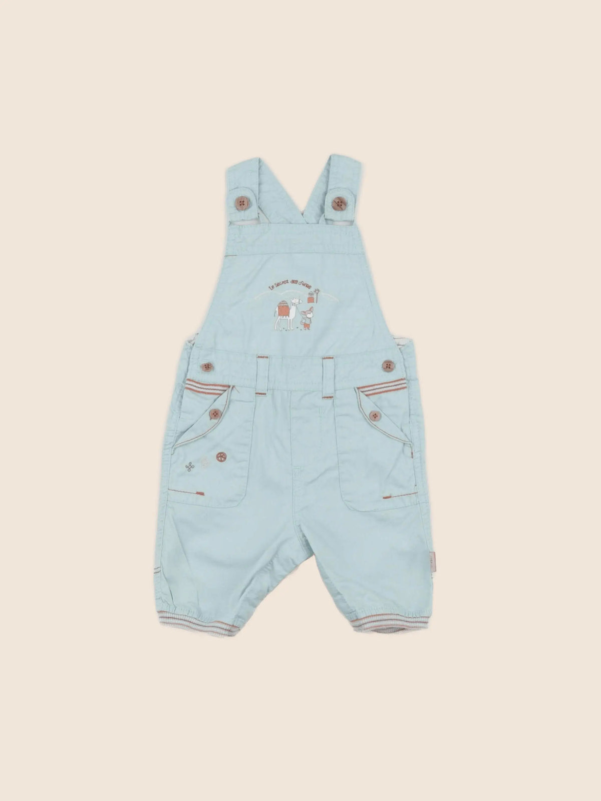 Sergent Major - salopette bleu - 6 mois