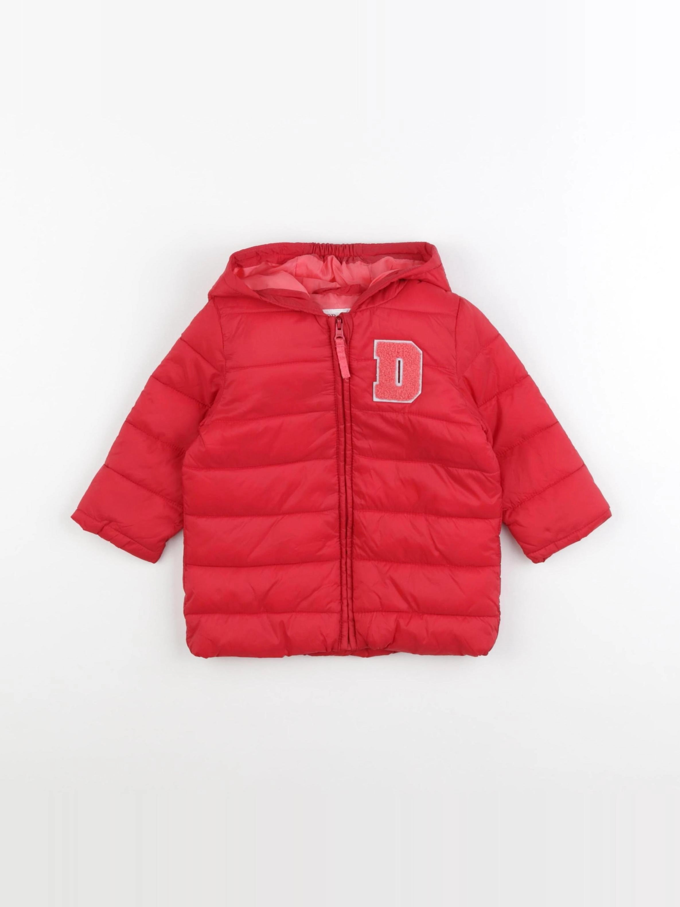 DPAM - doudoune rouge - 12 mois