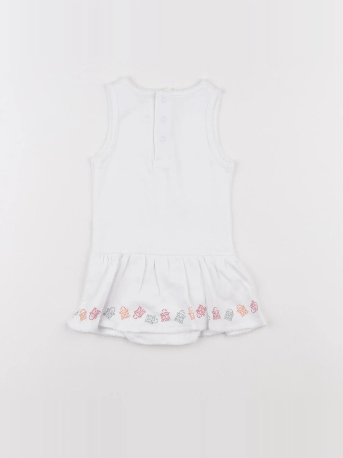 Obaïbi - body robe blanc - 6 mois