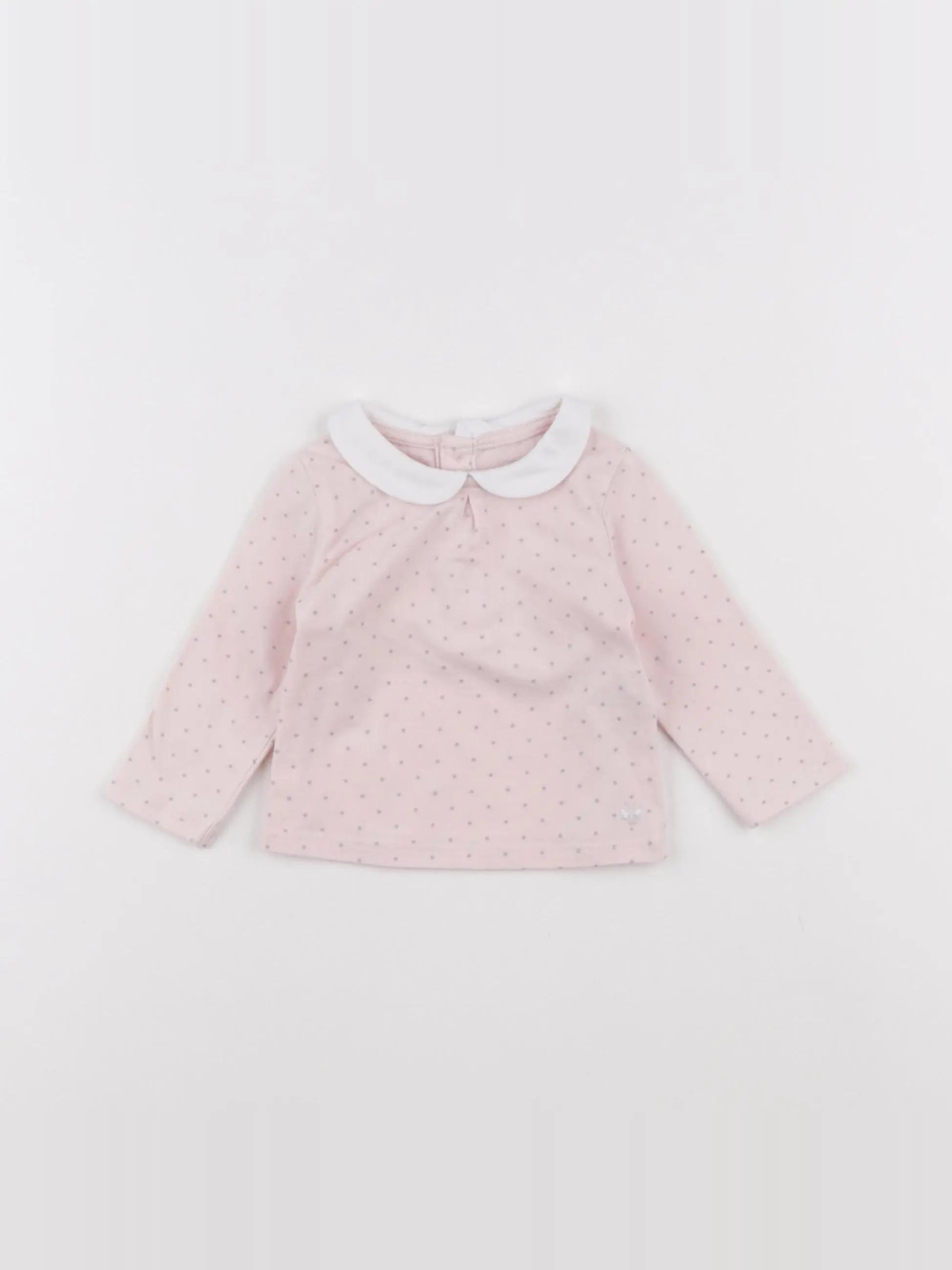 Obaïbi - tee-shirt rose - 3 mois