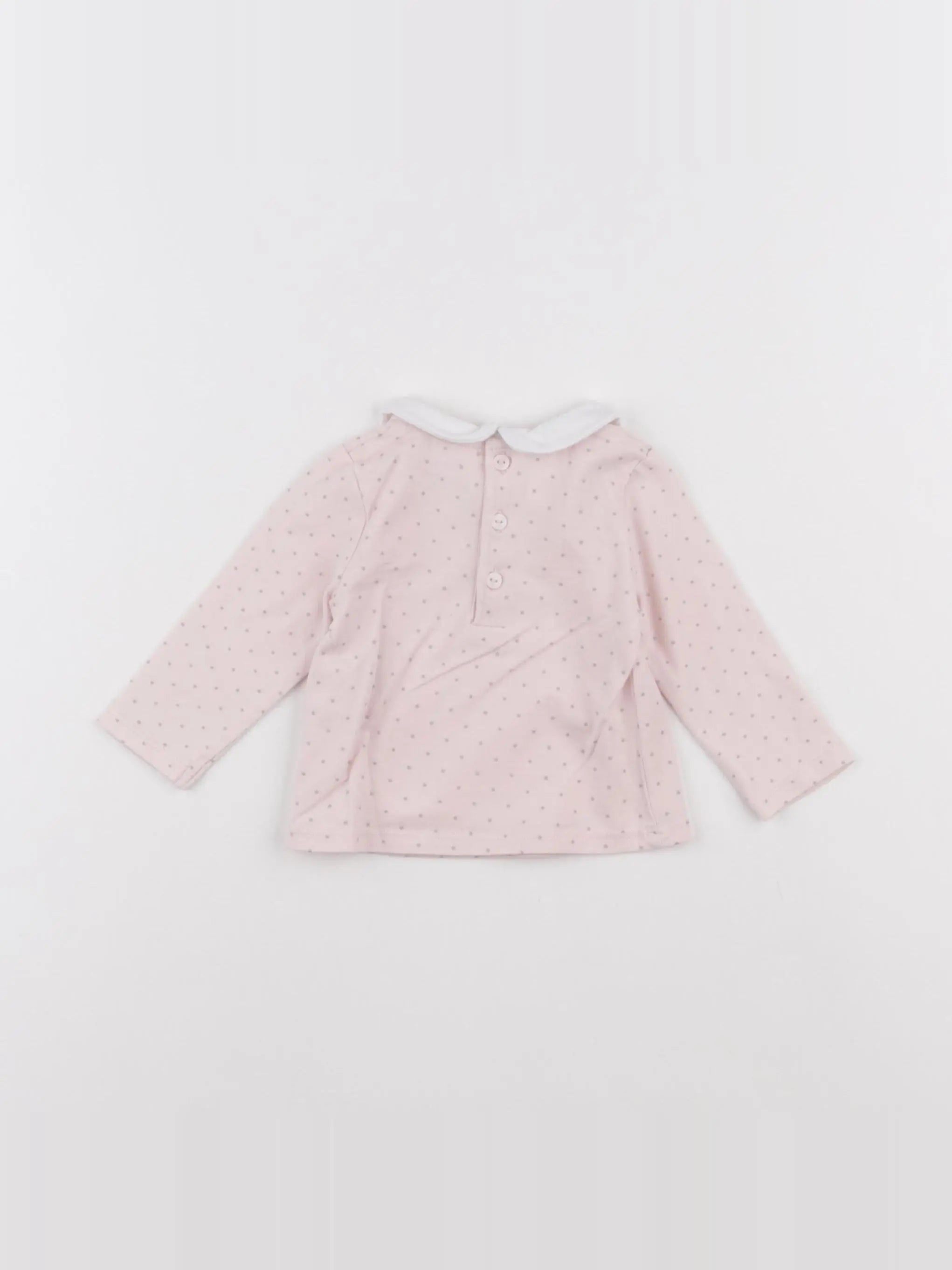 Obaïbi - tee-shirt rose - 3 mois