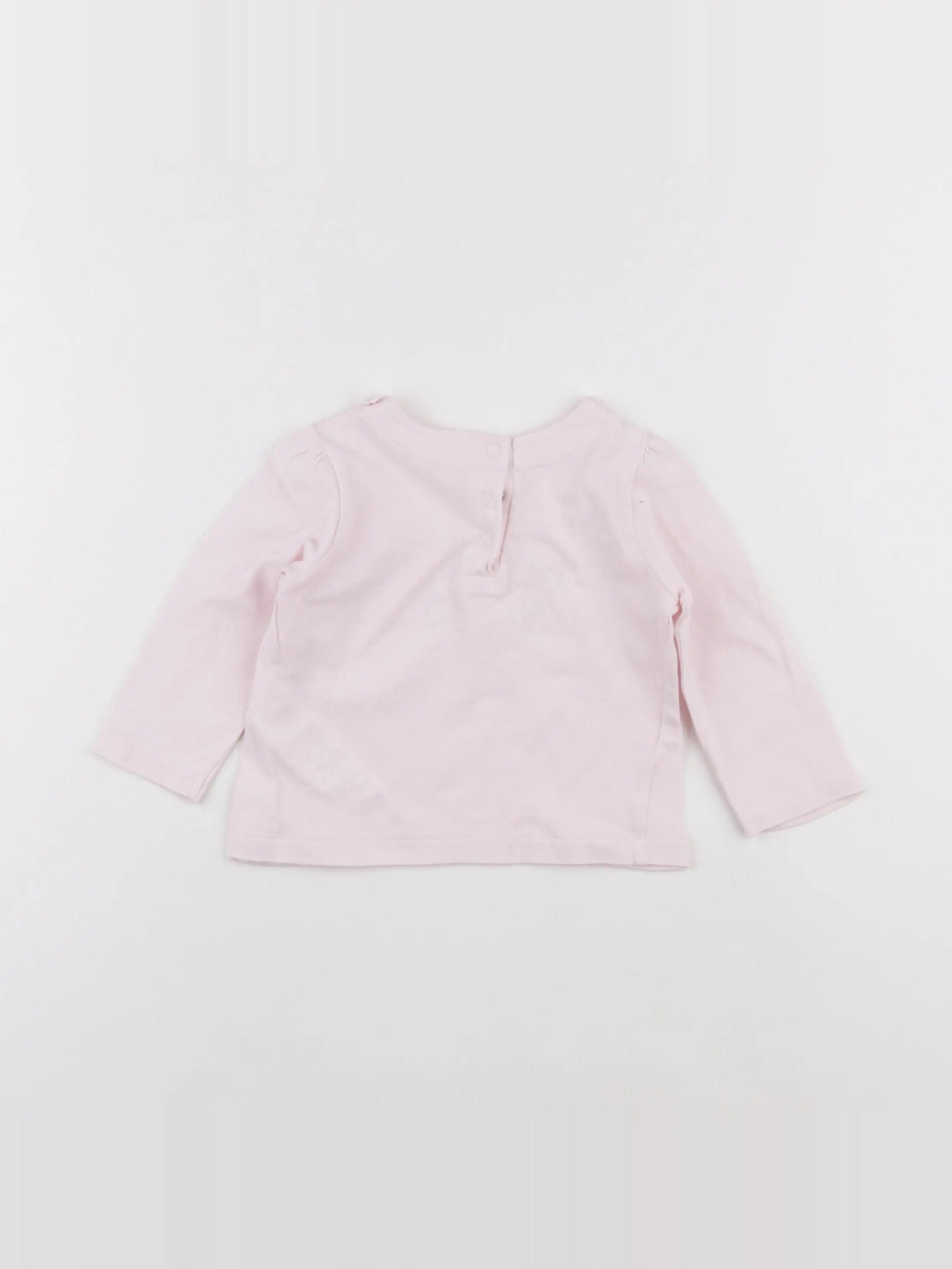DPAM - tee-shirt rose - 6 mois
