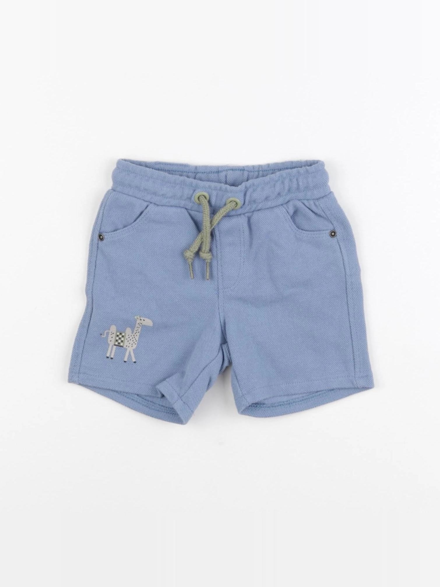 DPAM - short bleu - 3 mois