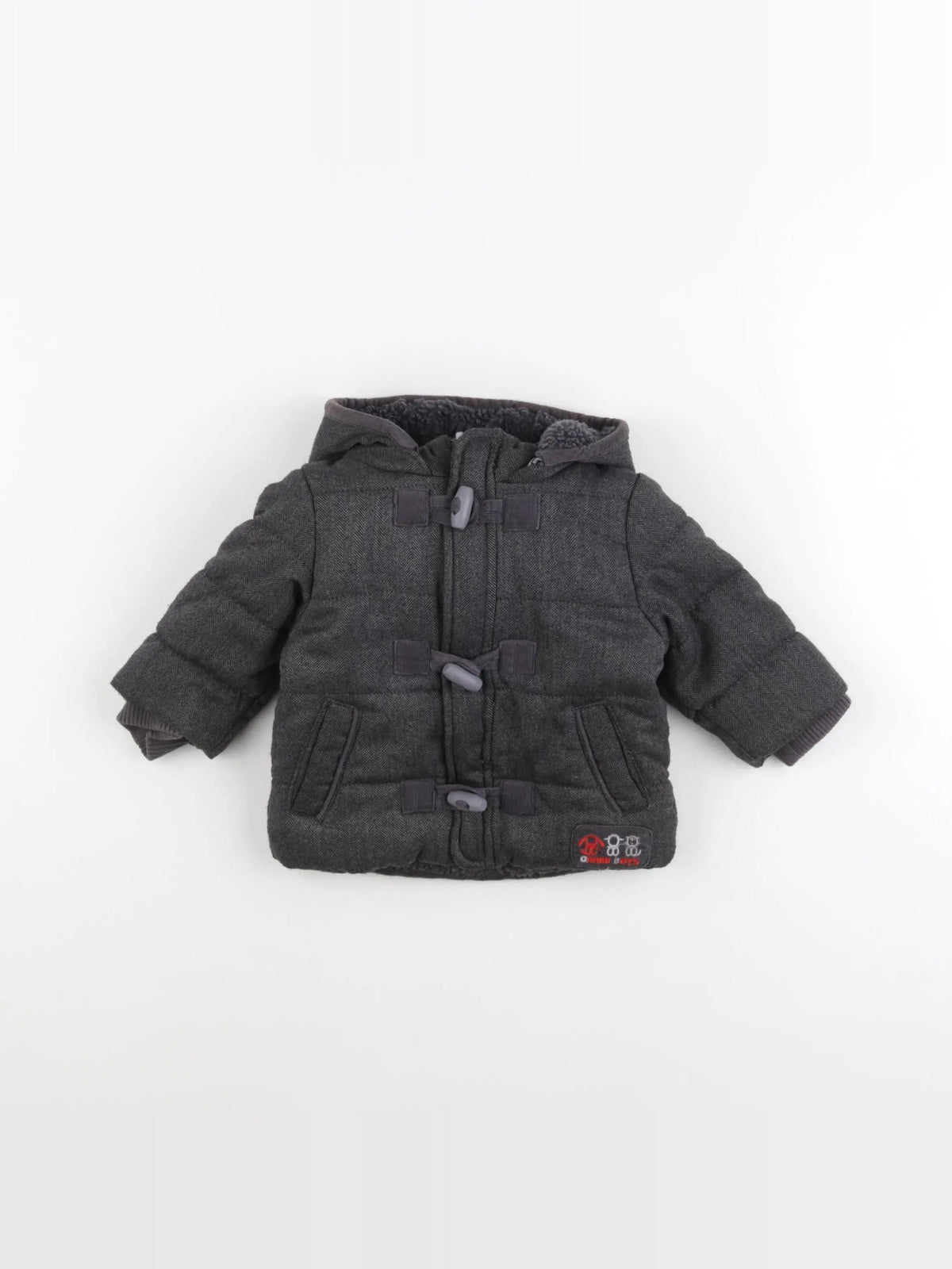 Obaïbi - manteau gris - 6 mois