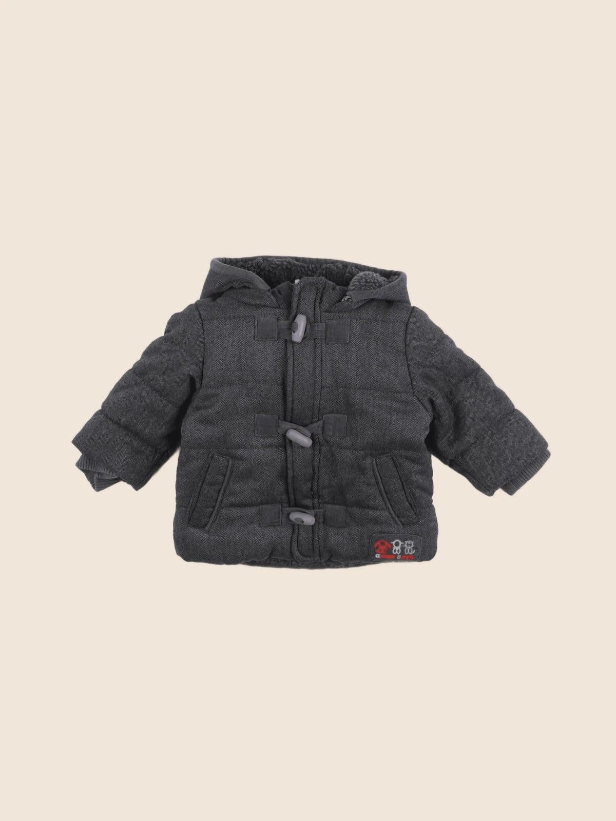 Obaïbi - manteau gris - 6 mois