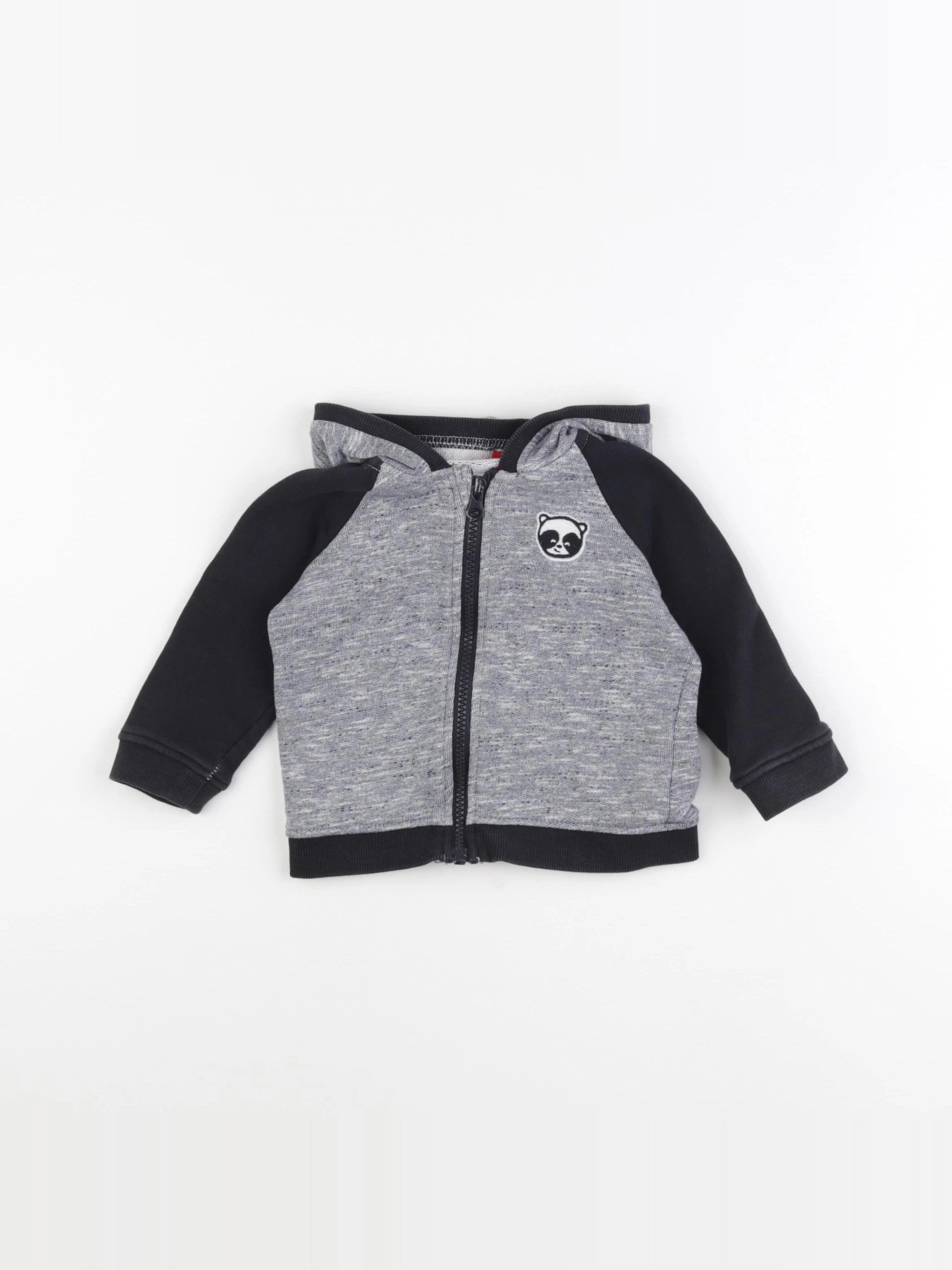 DPAM - sweat gris - 12 mois