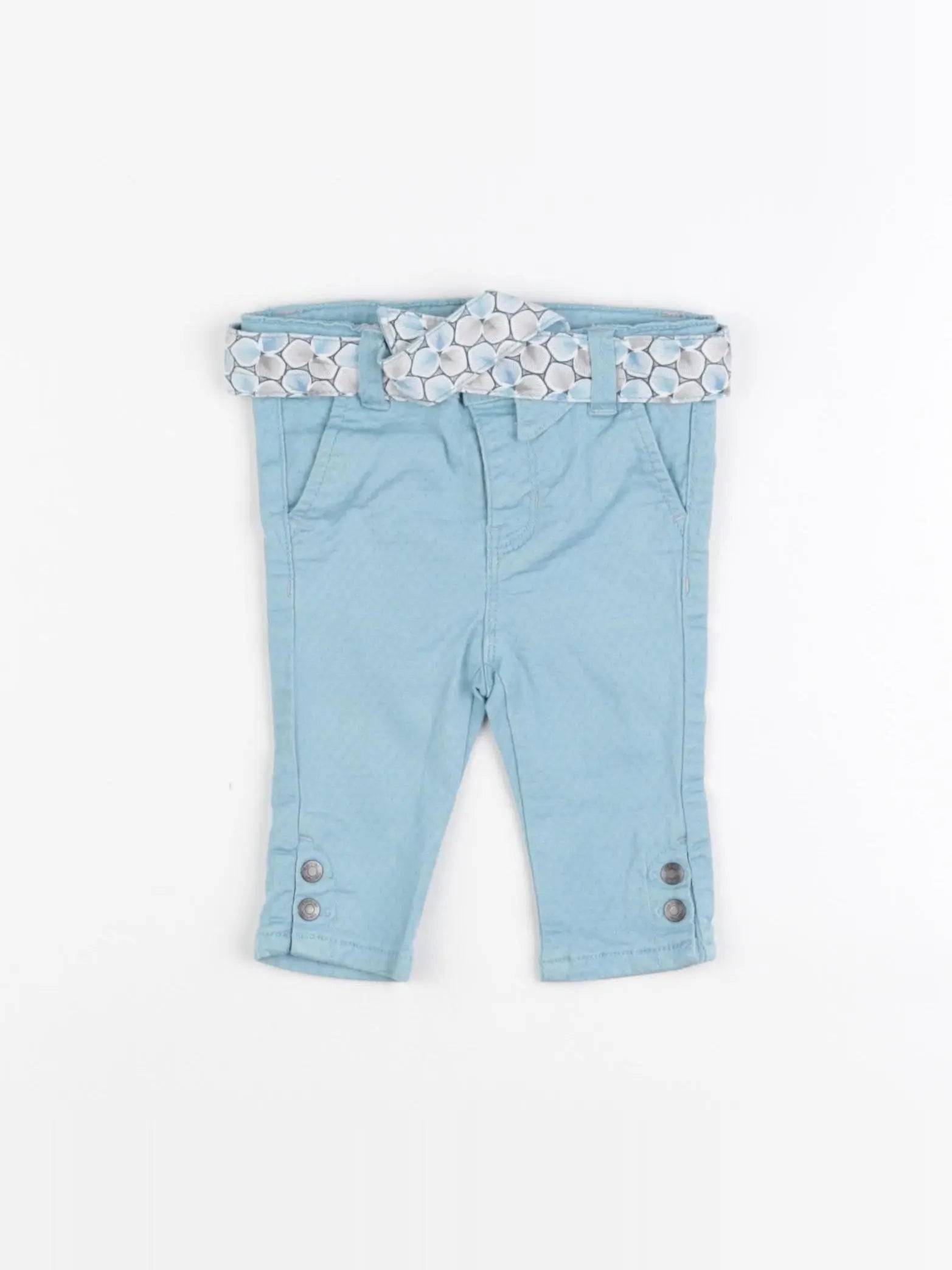 Obaïbi - pantalon bleu - 3 mois