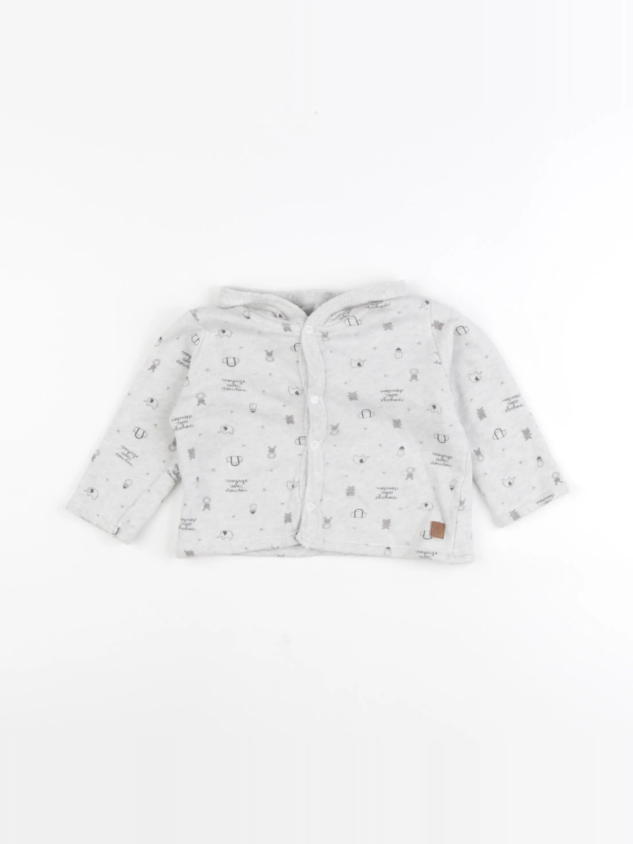 Absorba - sweat gris - 6 mois