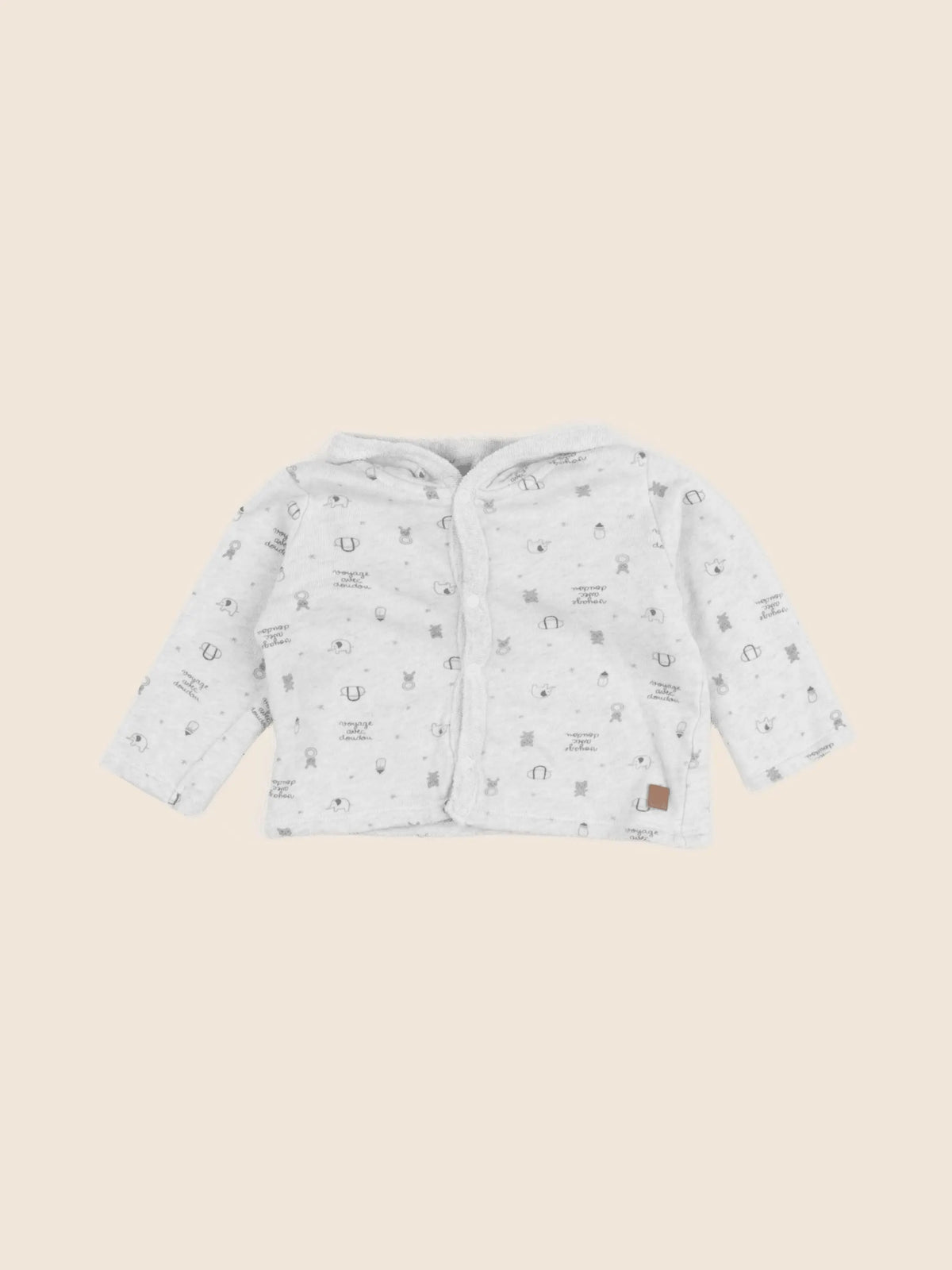 Absorba - sweat gris - 6 mois