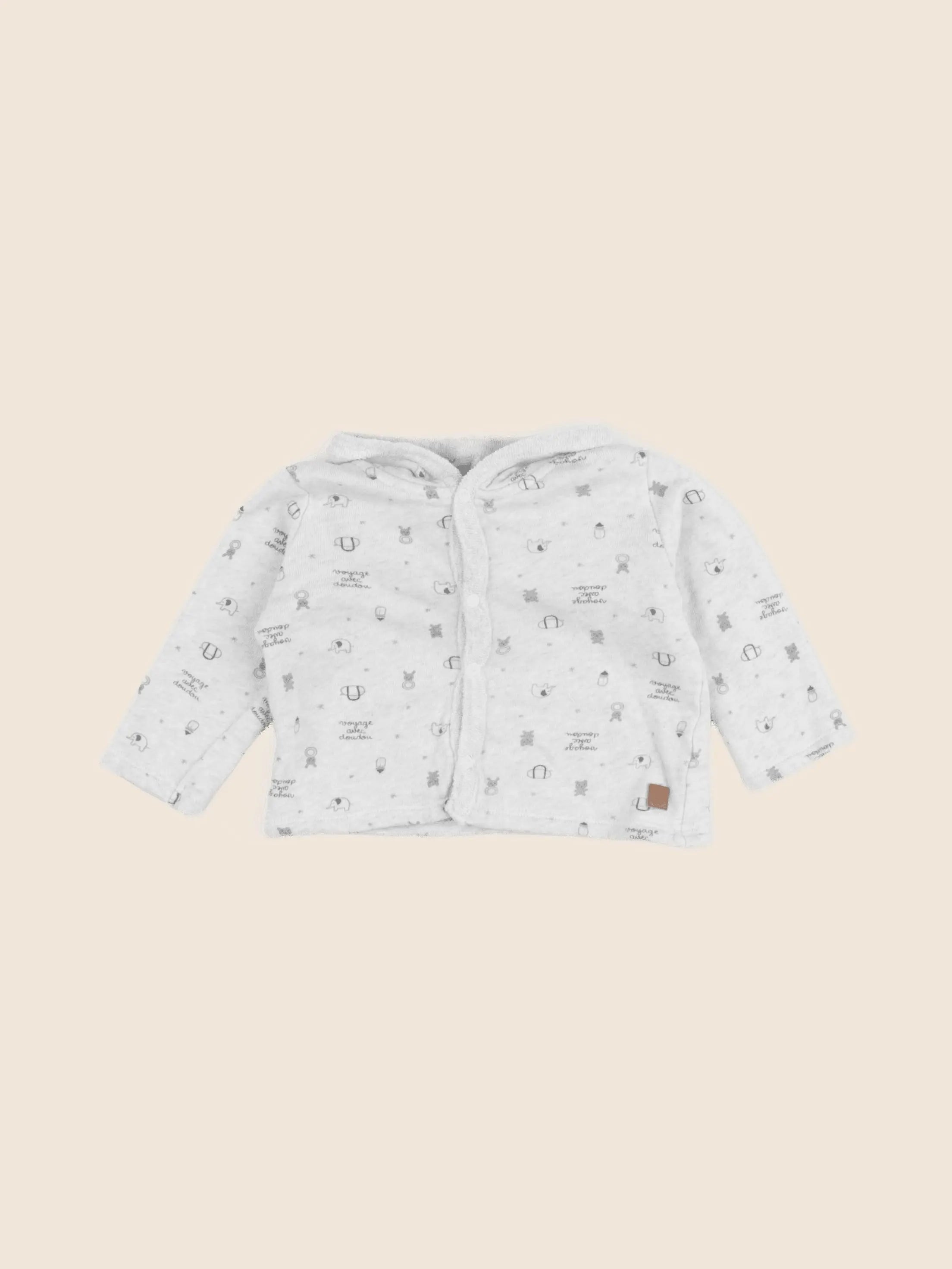 Absorba - sweat gris - 6 mois