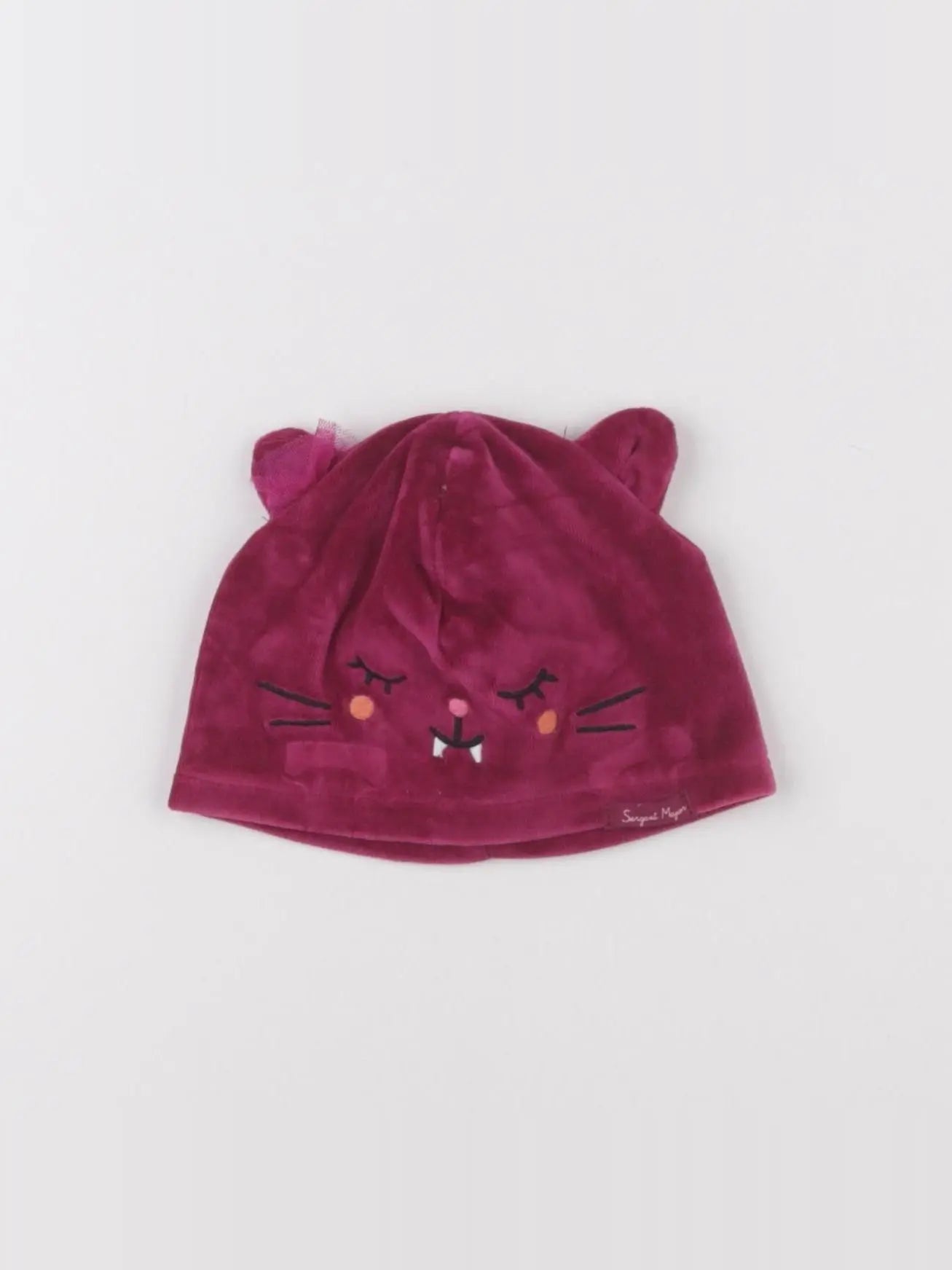 Sergent Major - bonnet violet - 12 mois