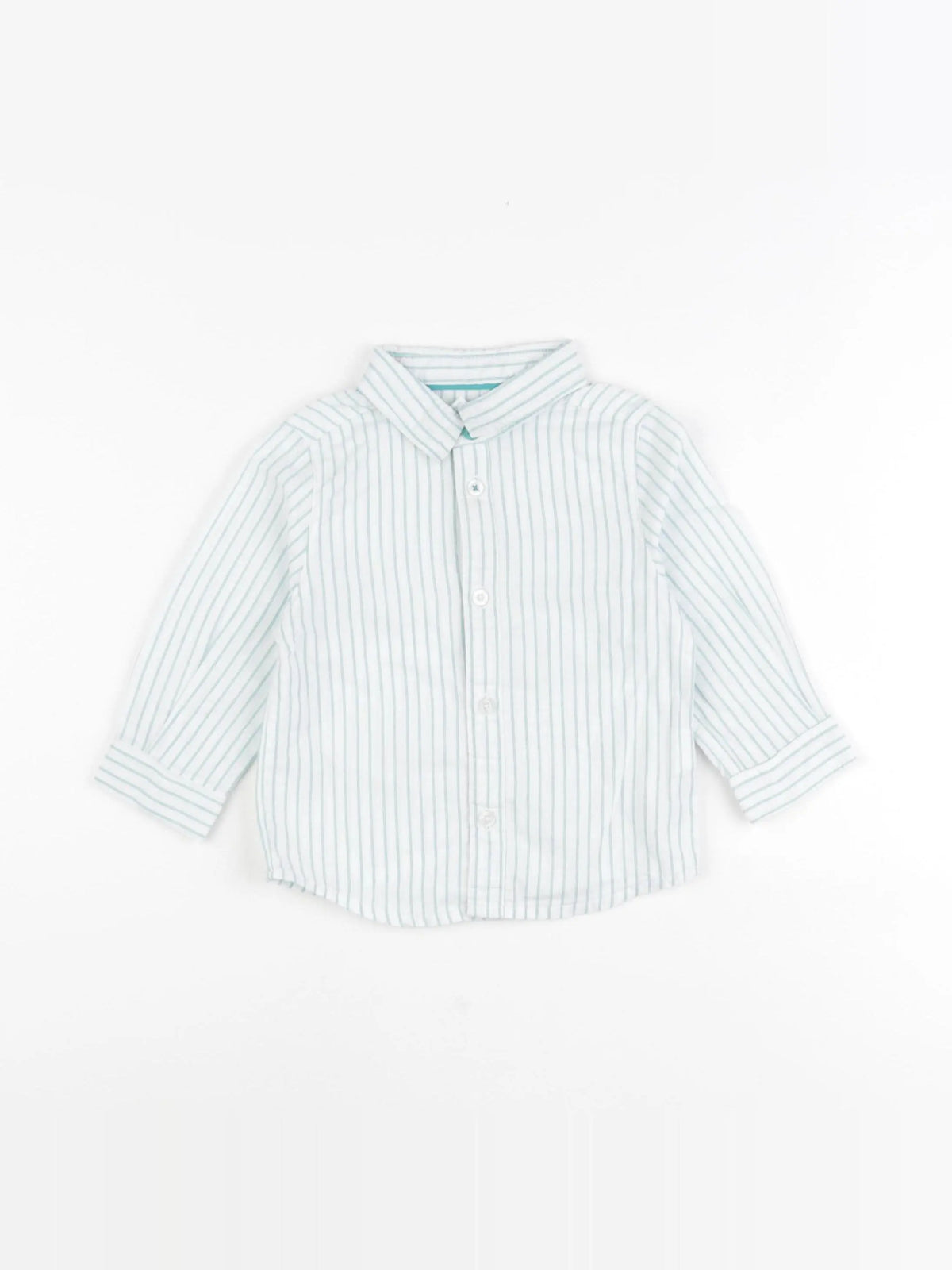 Obaïbi - chemise bleu - 12 mois