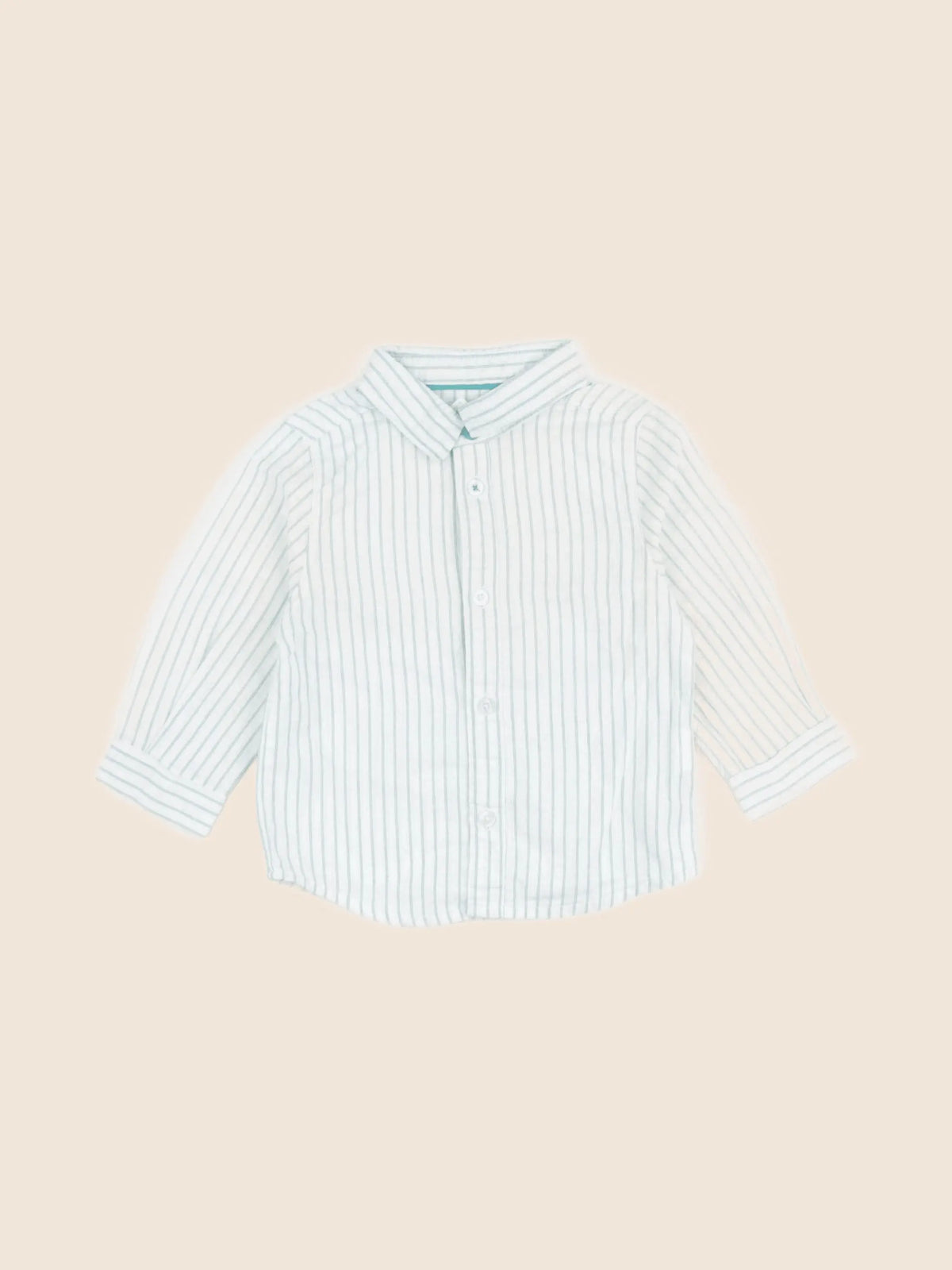 Obaïbi - chemise bleu - 12 mois
