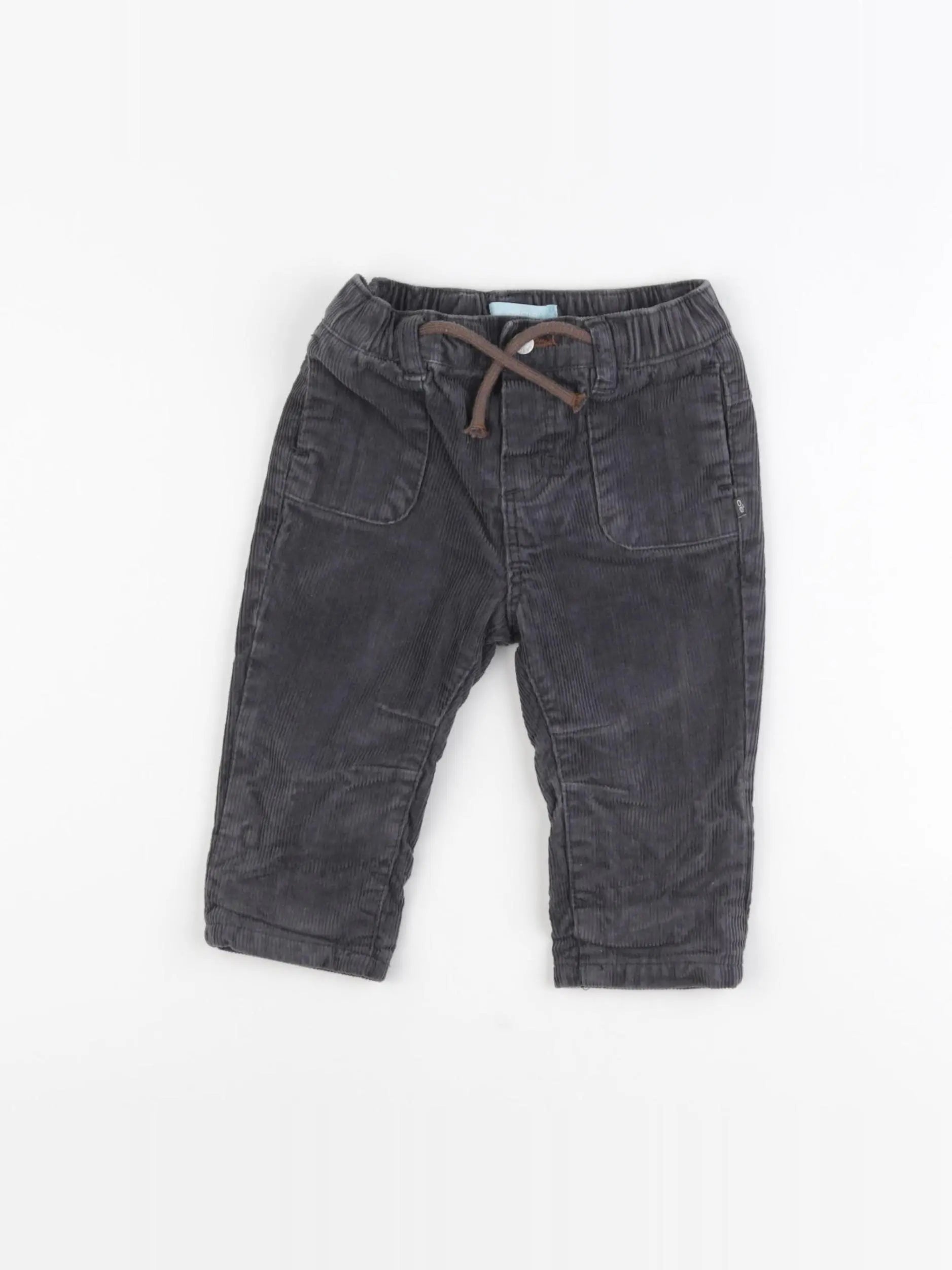 Obaïbi - pantalon gris - 6 mois