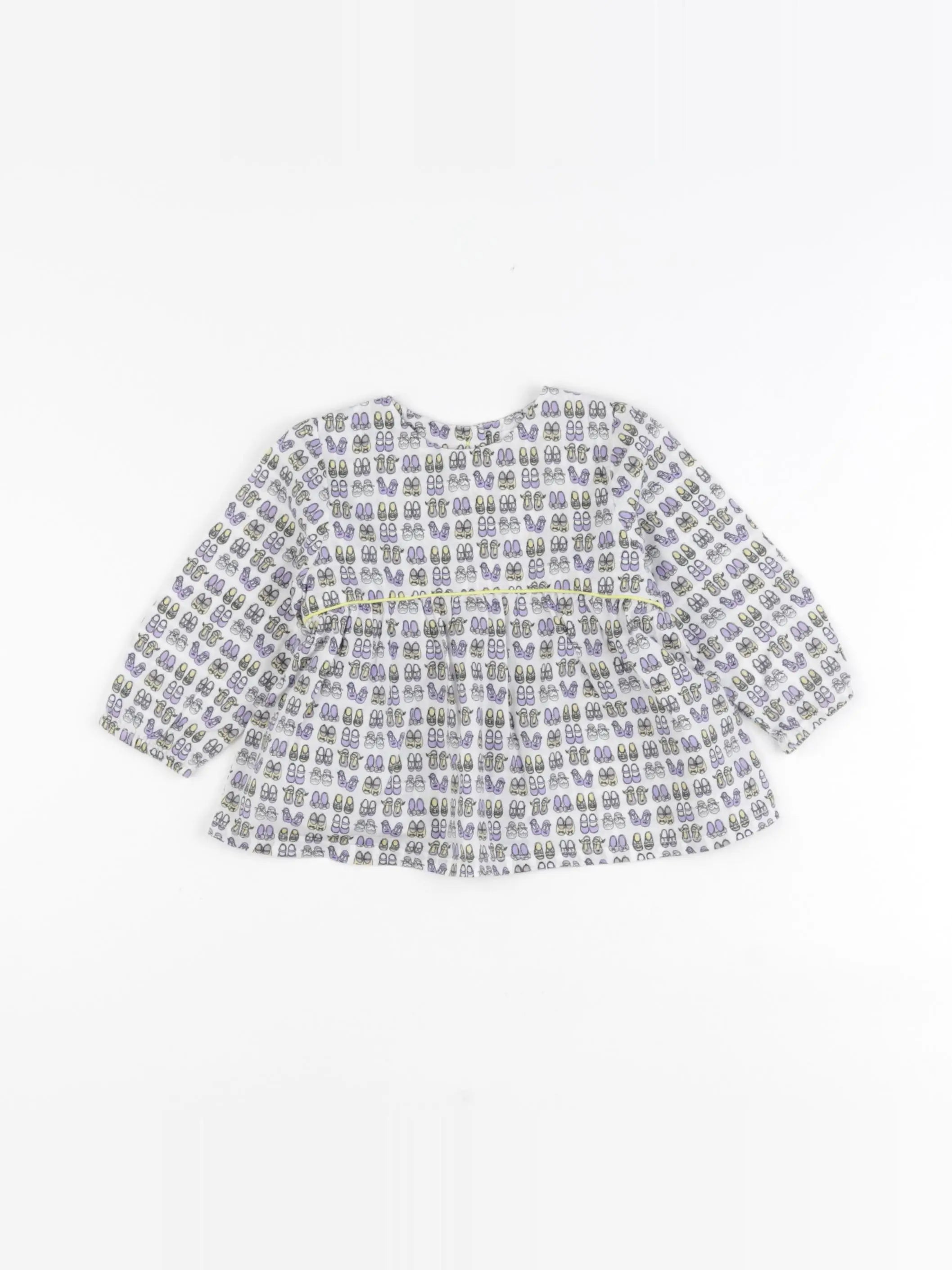 Boutchou - blouse multicolore - 6 mois