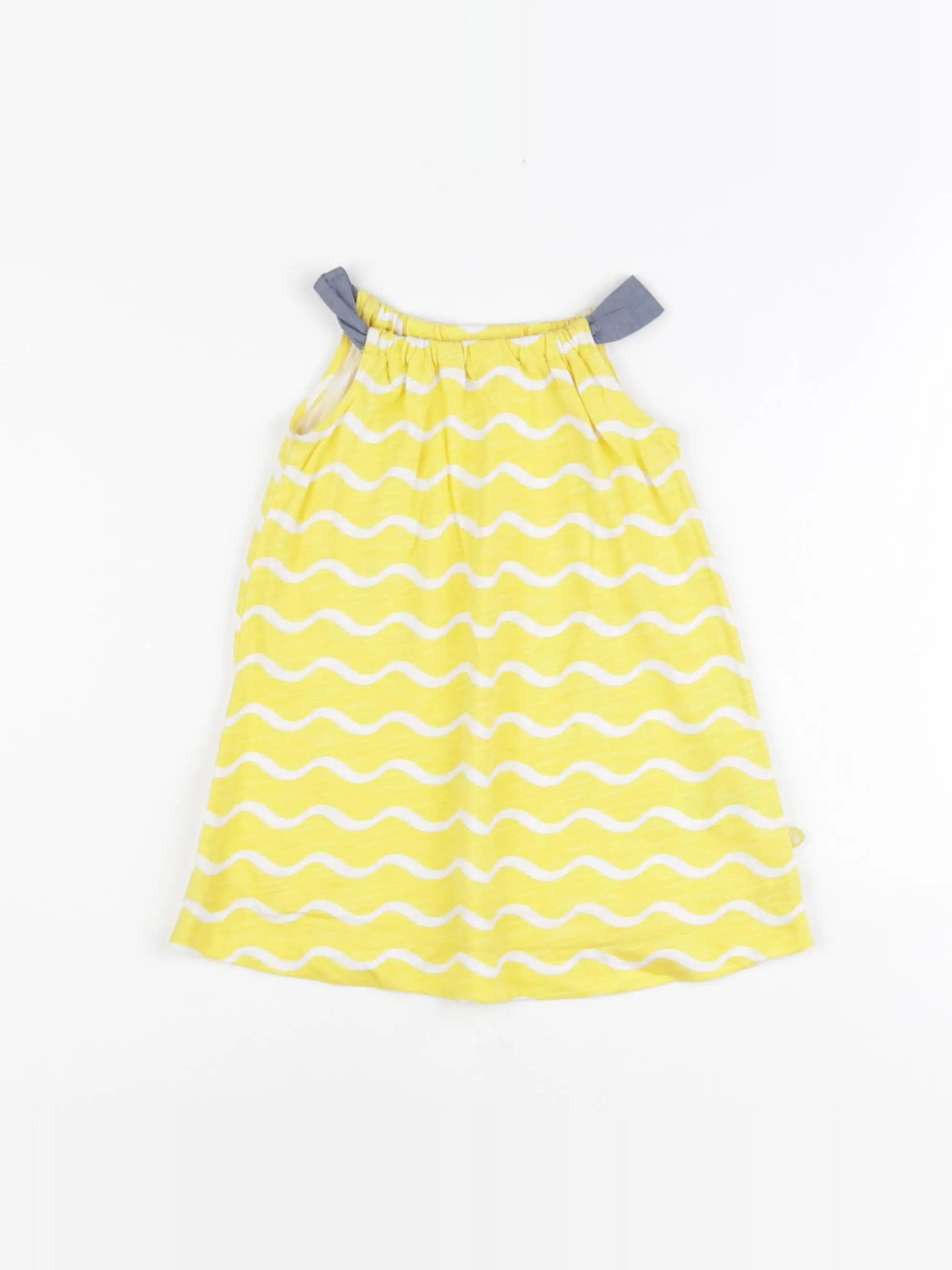 Obaïbi - robe blanc, jaune - 9 mois