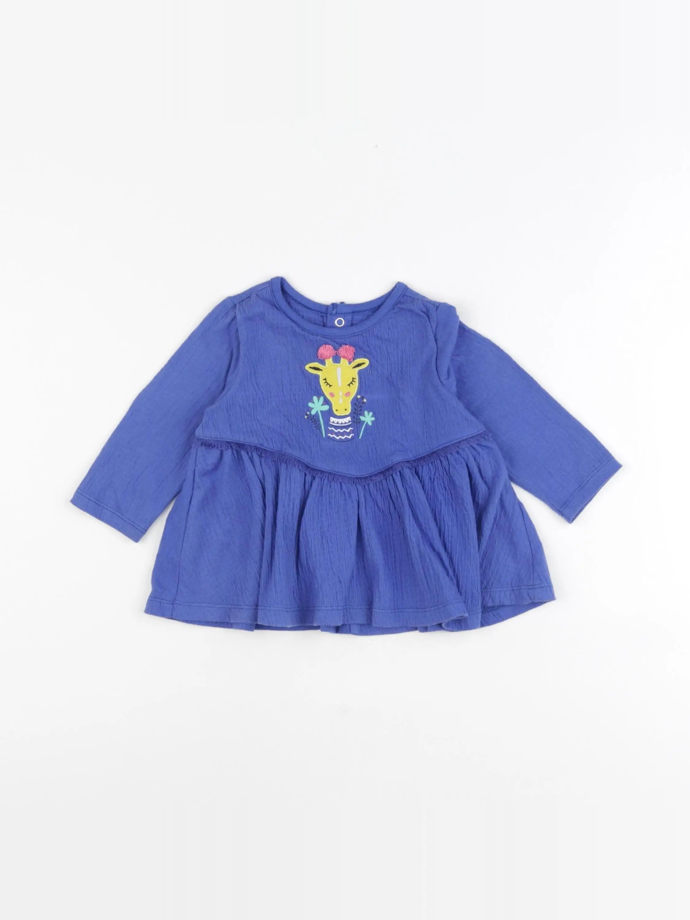 Catimini - robe bleu - 6 mois