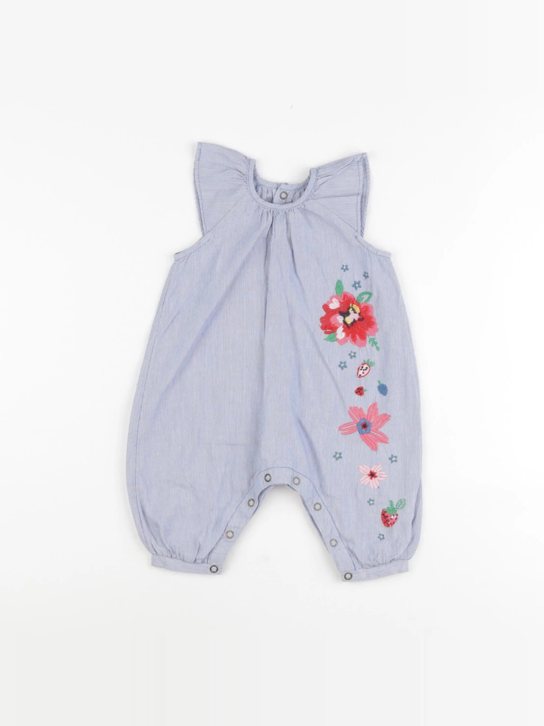 Catimini - combinaison blanc, bleu - 3 mois