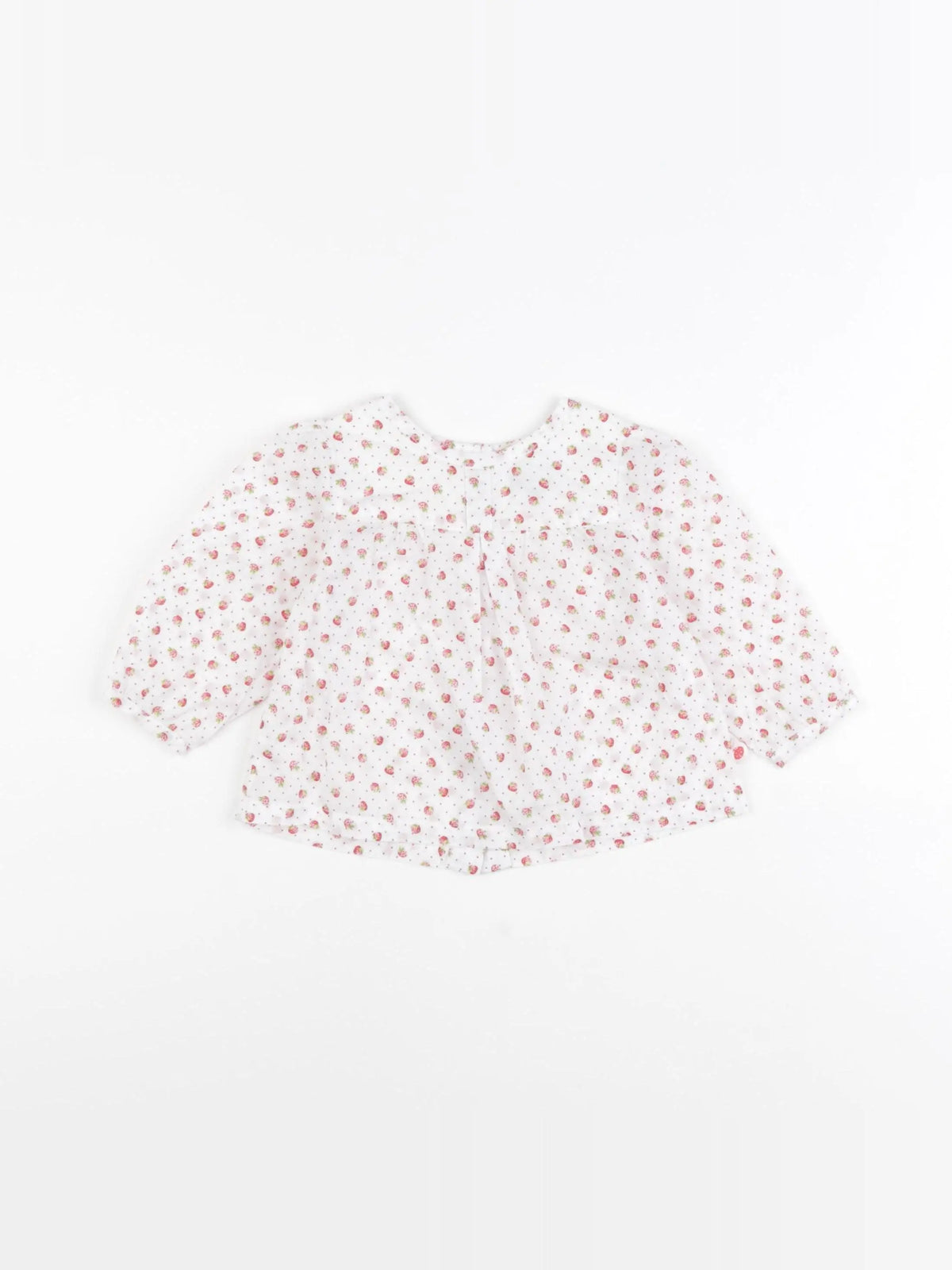 Sergent Major - blouse rouge - 6 mois