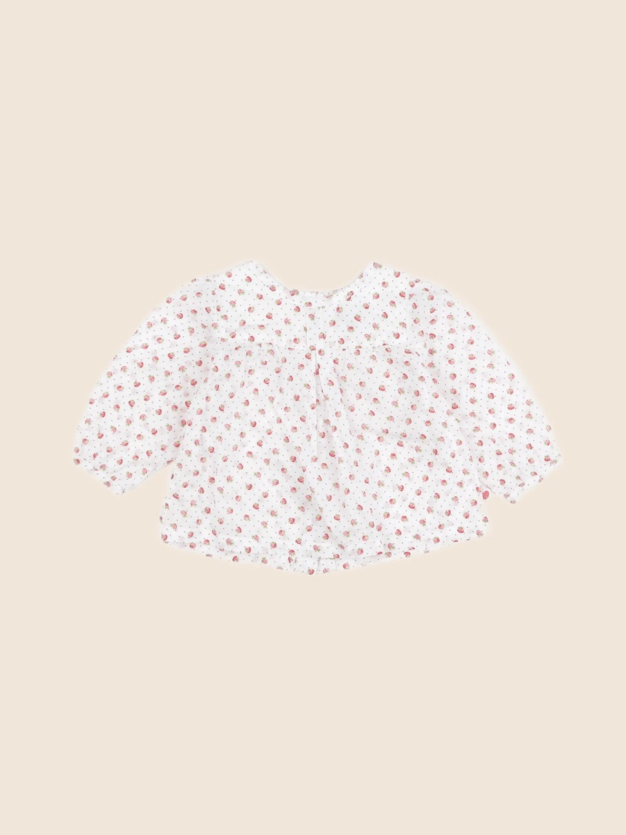 Sergent Major - blouse rouge - 6 mois