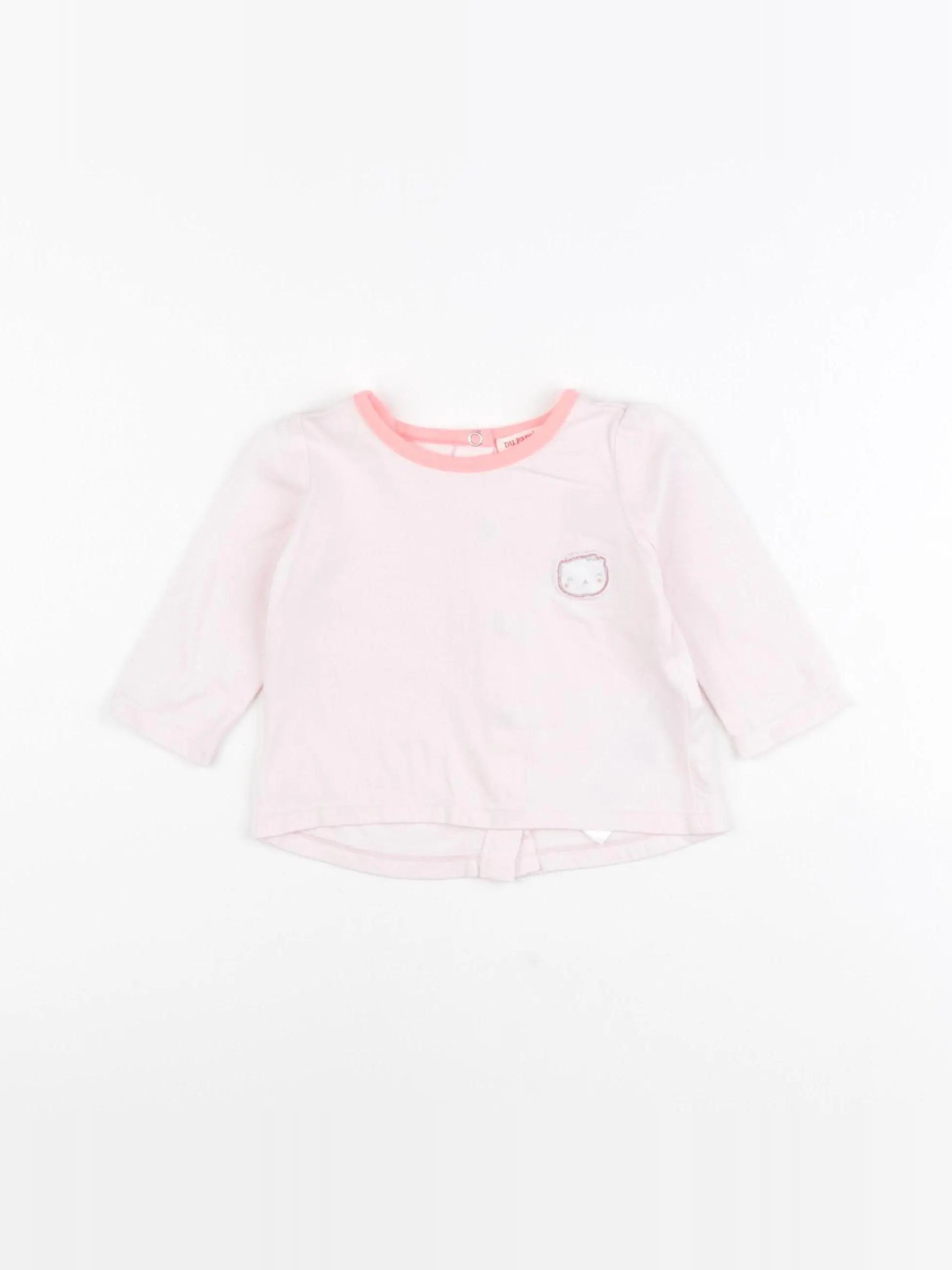 DPAM - tee-shirt rose - 3 mois