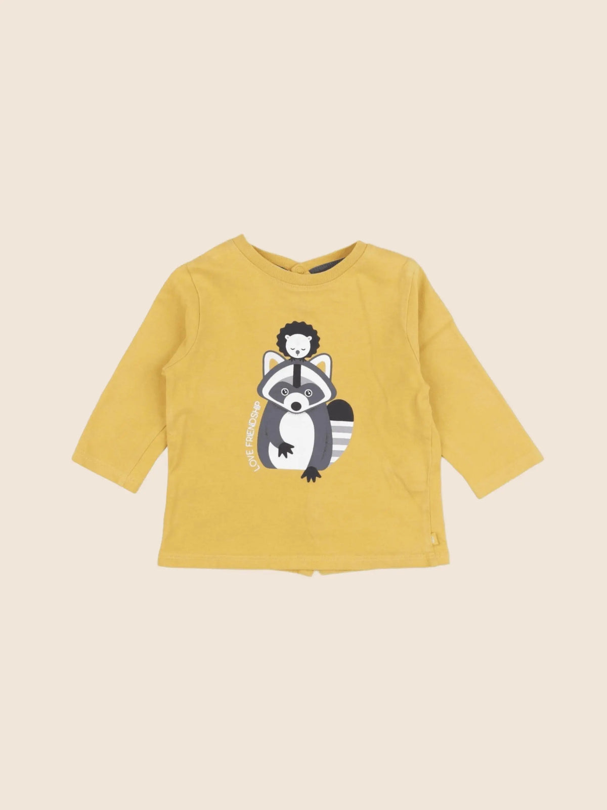 Obaïbi - tee-shirt jaune - 6 mois