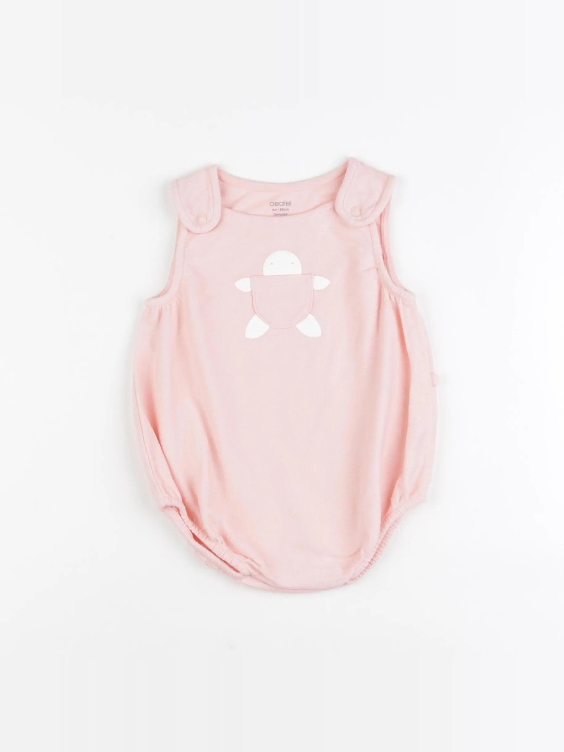 Obaïbi - combinaison rose - 6 mois