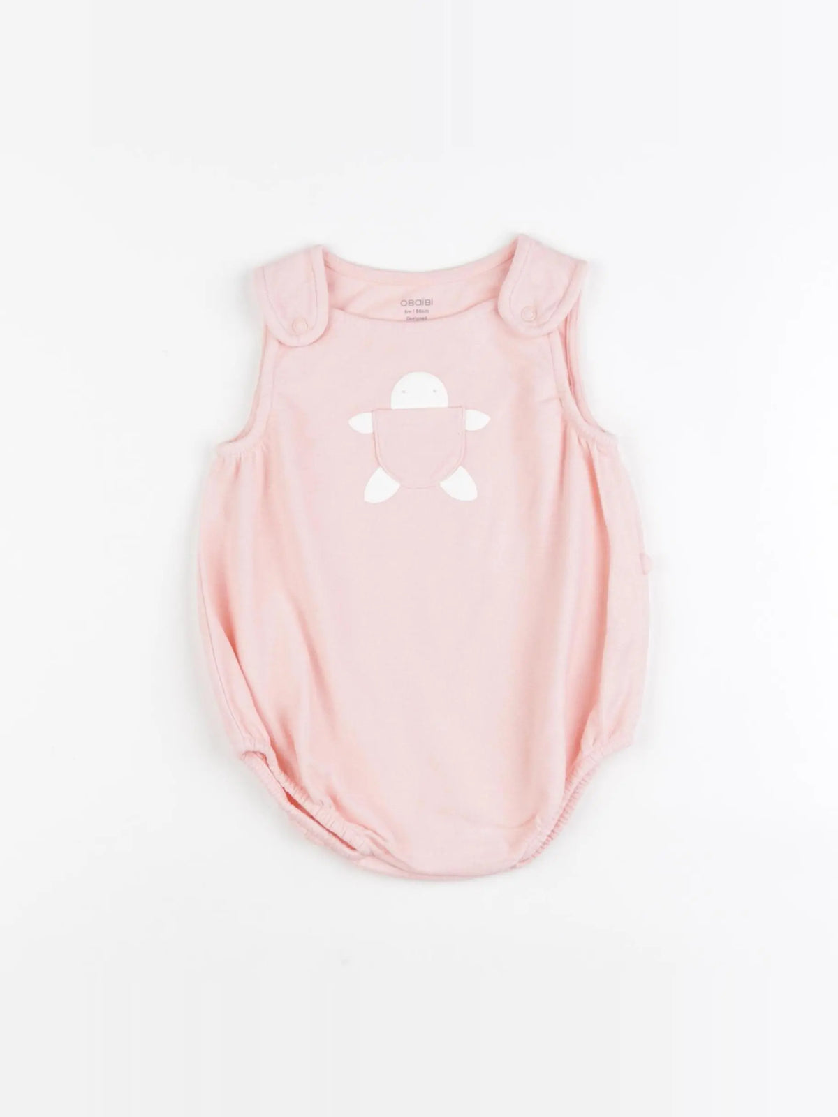 Obaïbi - combinaison rose - 6 mois
