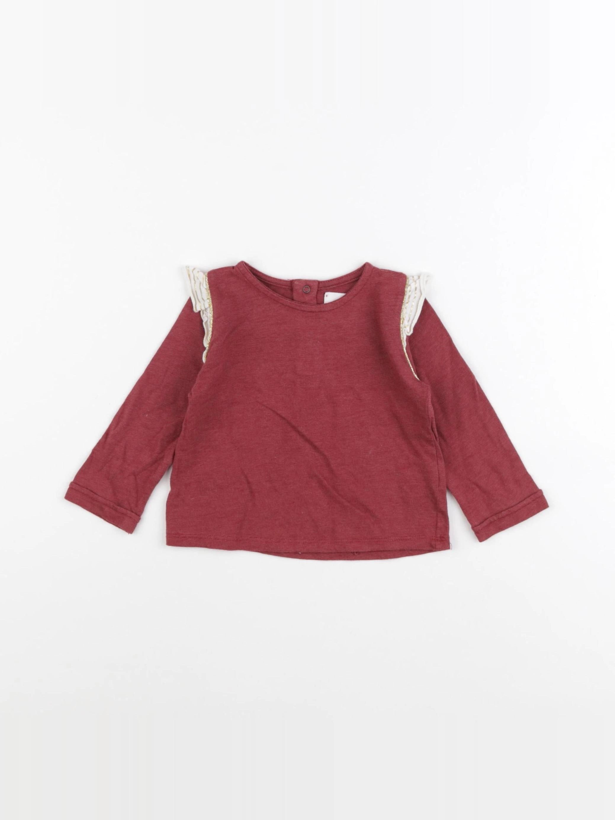 Blune - tee-shirt rouge - 12 mois