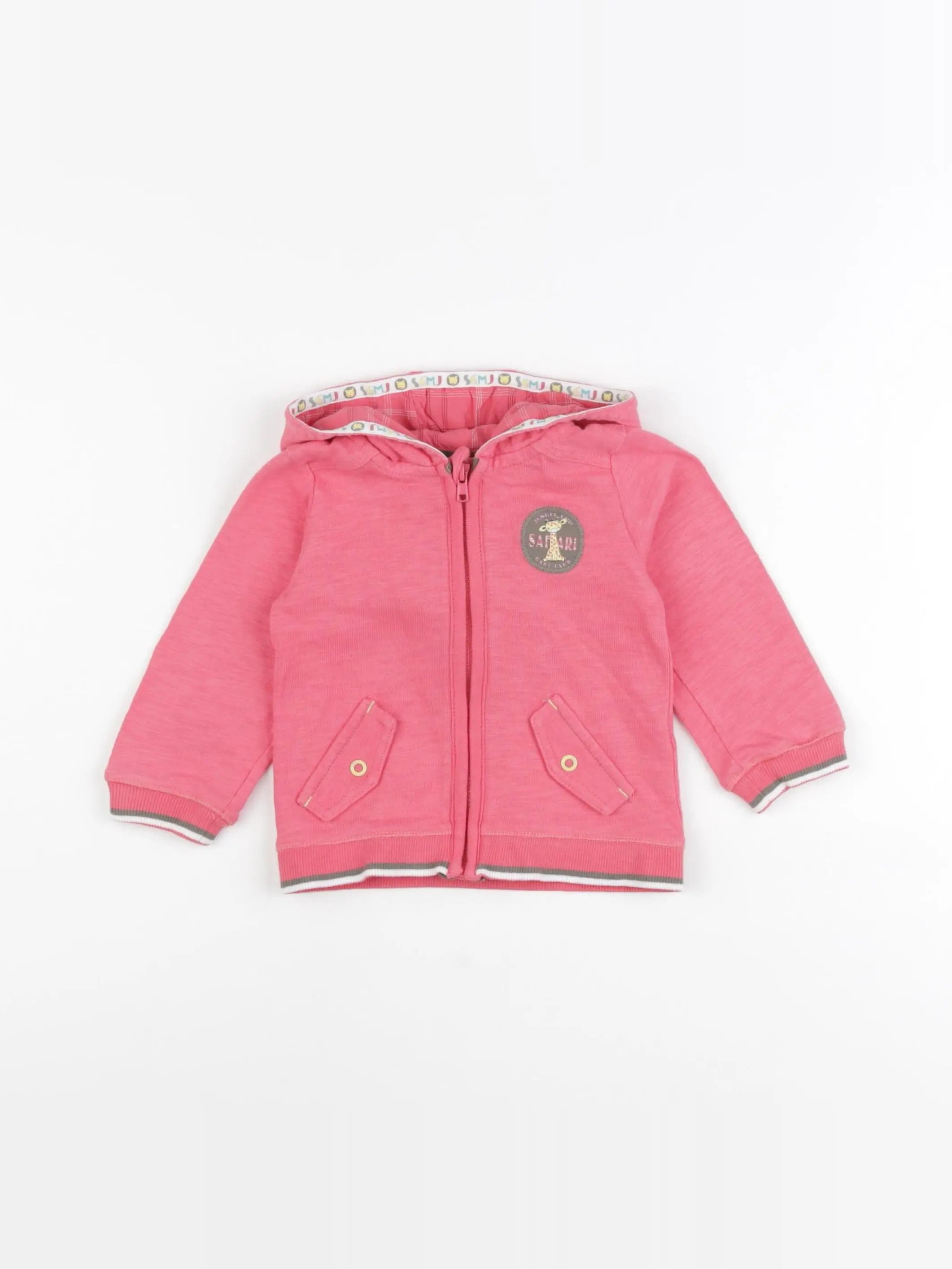 Sergent Major - sweat rose - 9 mois