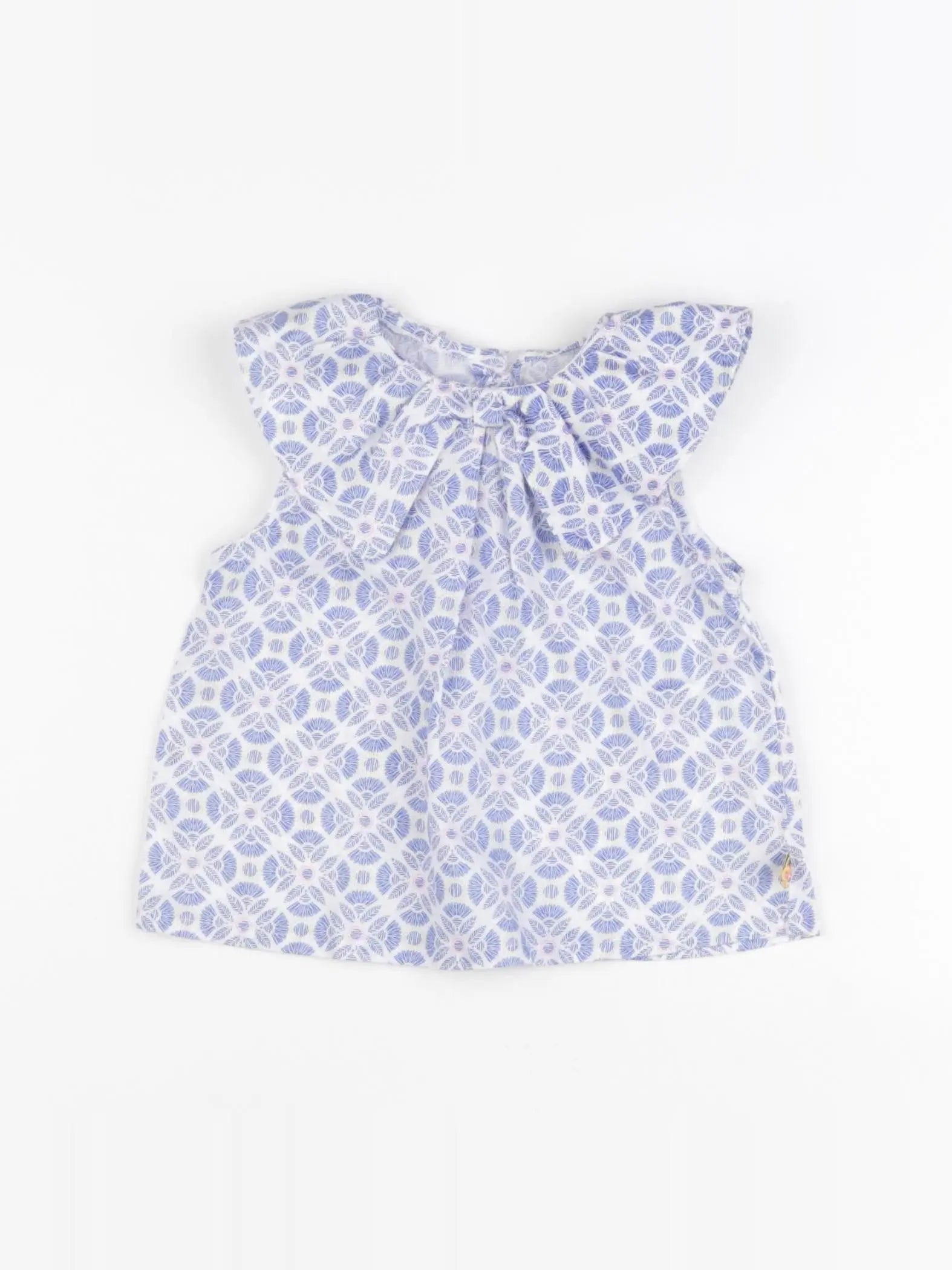 Sergent Major - blouse bleu - 6 mois