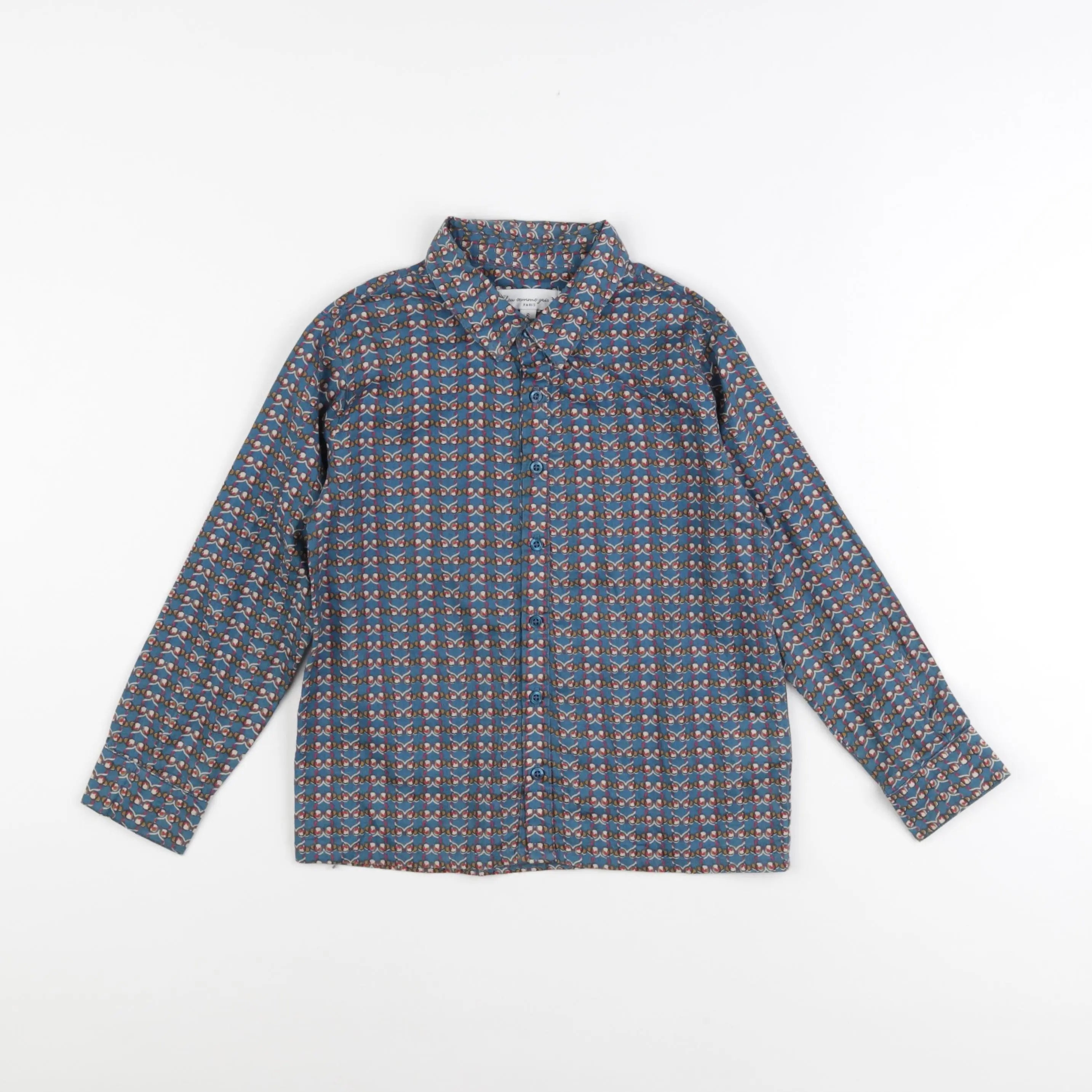 Bleu Comme Gris - chemise bleu - 6 ans