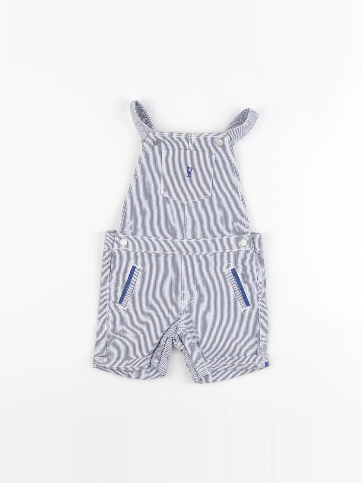 Obaïbi - salopette bleu - 6 mois